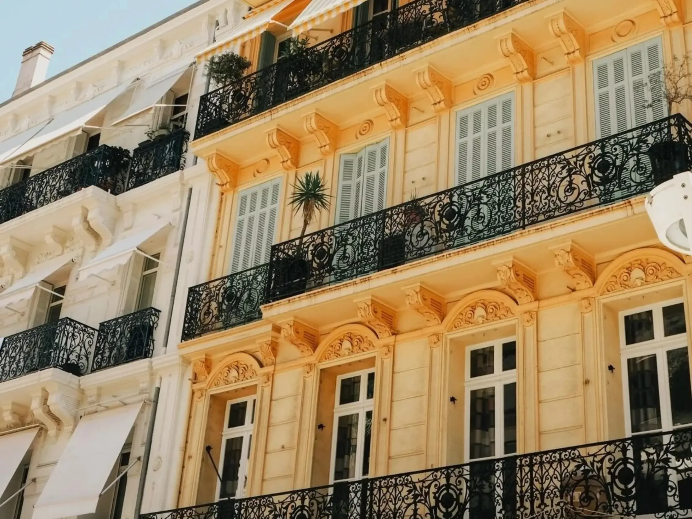 an apartment block in Cannes