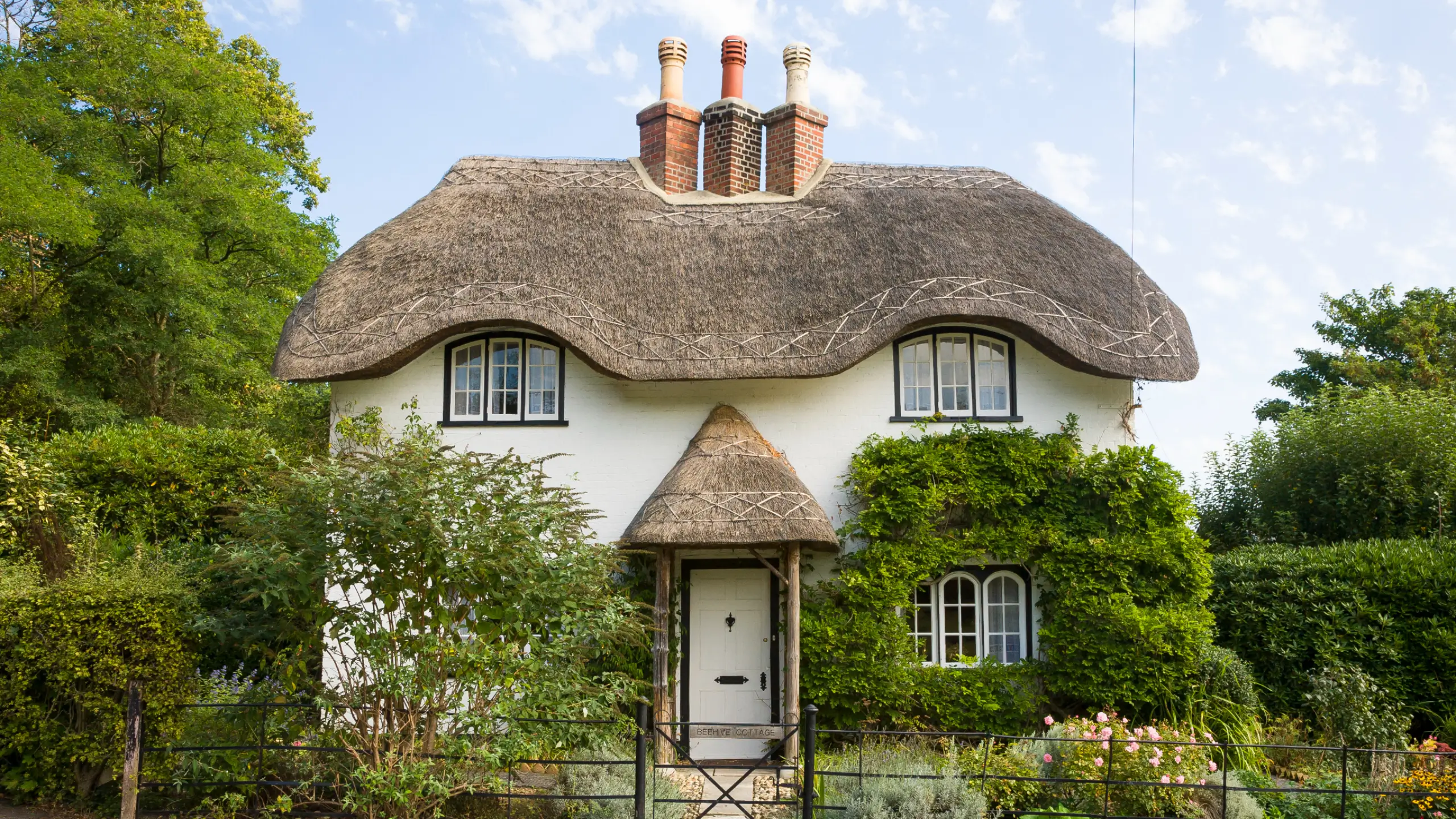 Thatched cottage in New Forest, Hampshire