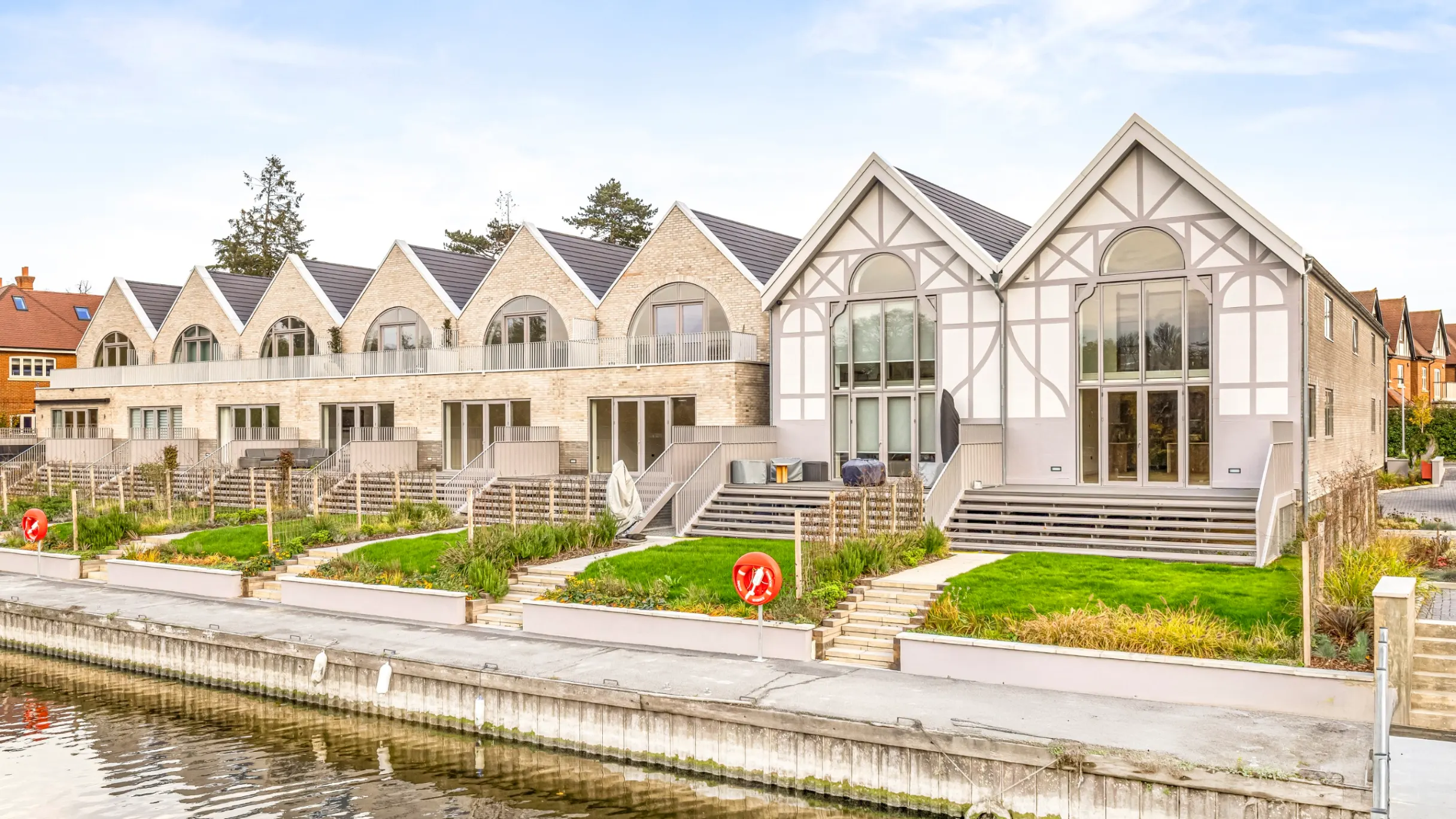 The Boathouses at Taplow Riverside, Mill Lane, Taplow, SL6. Prices from &pound;2,250,000