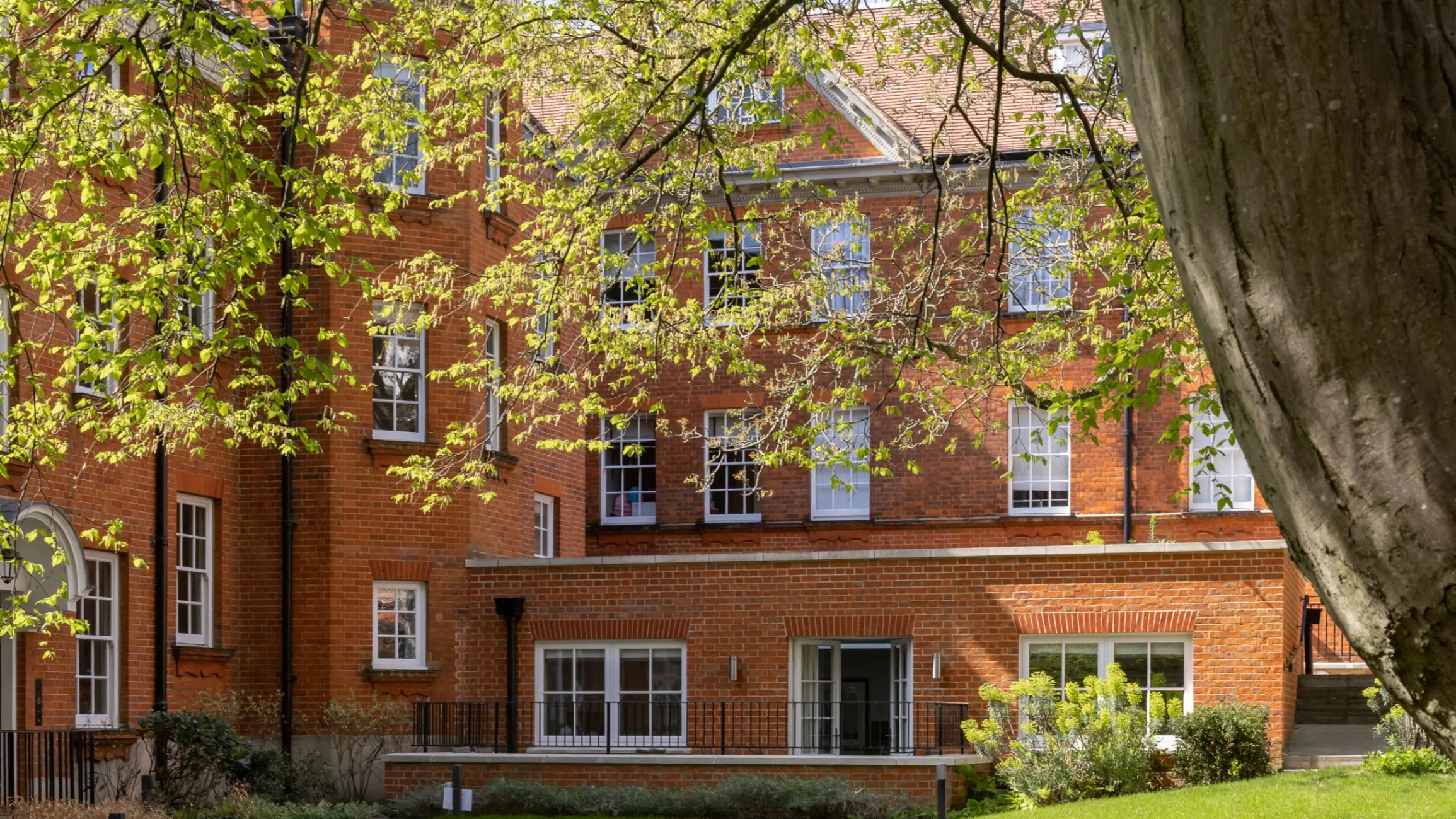 The Hampstead Manor property for outside