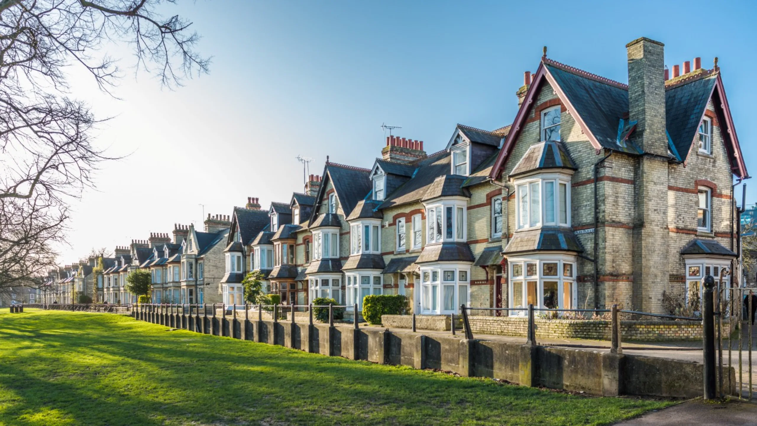 Terraced homes in Cambridge