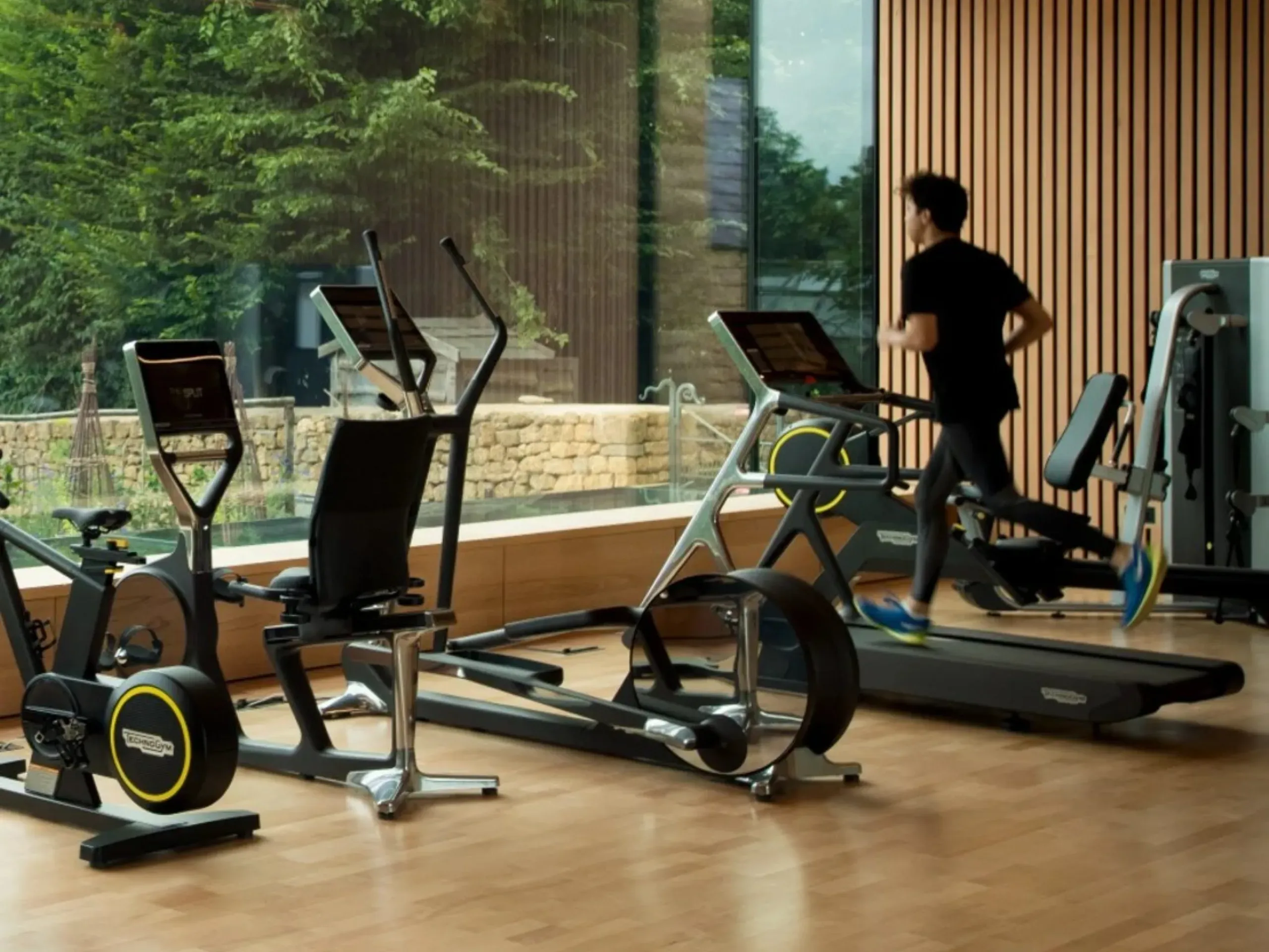 The gym at The Newt, Somerset