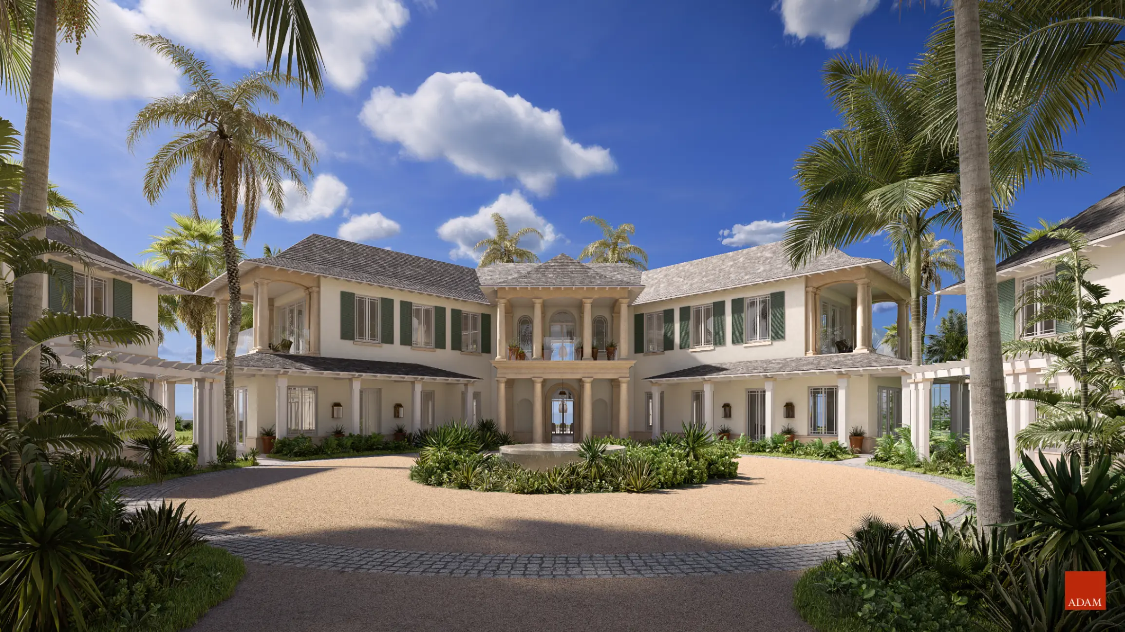 Property in beachfront position in Albany, New Providence, Bahamas