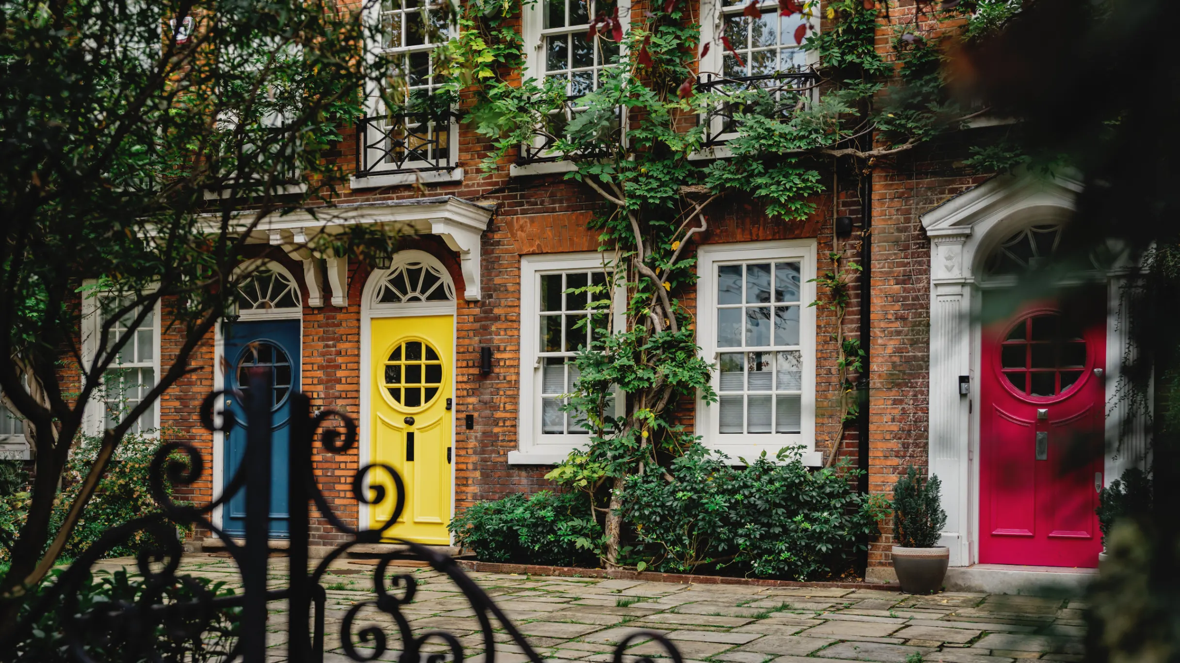 Traditional residential homes in Notting Hill