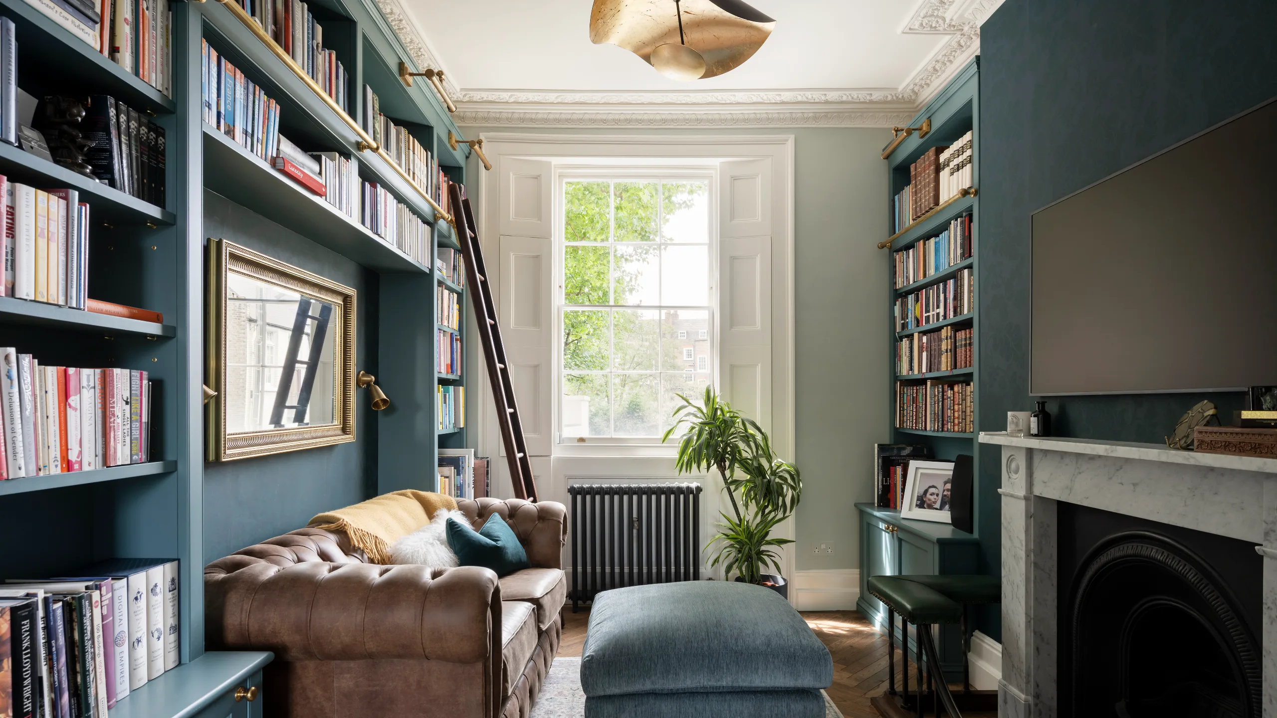 Duncan Terrace's library room