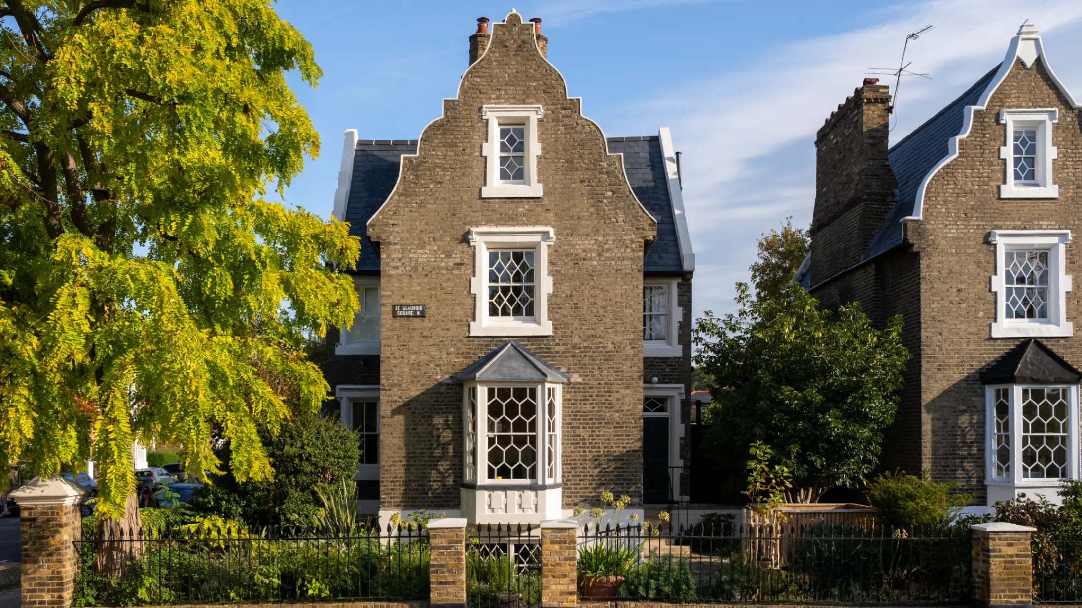 Neo-Jacobean house in De Beauvoir Square, London