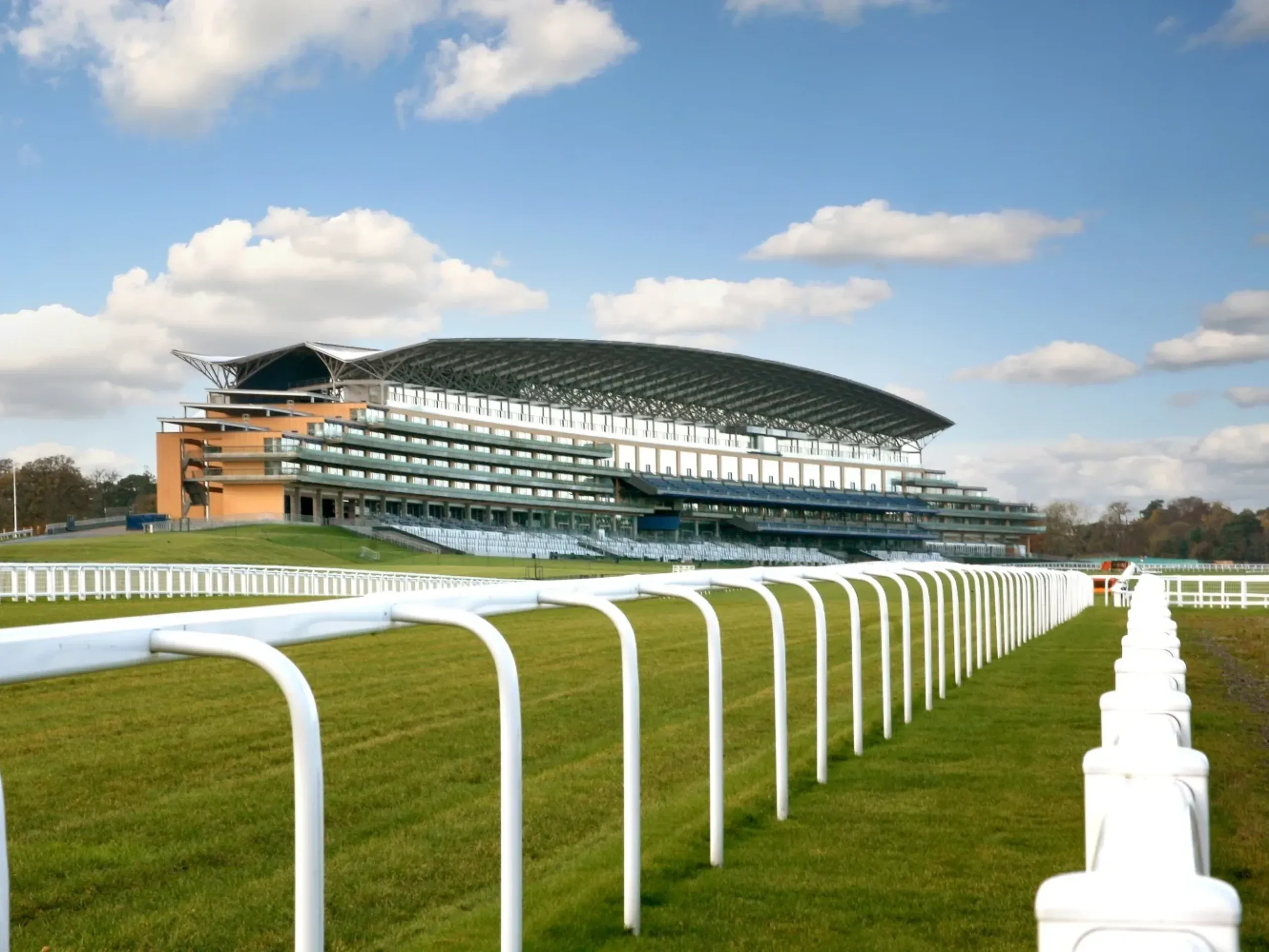 The exterior of Ascot racecourse 