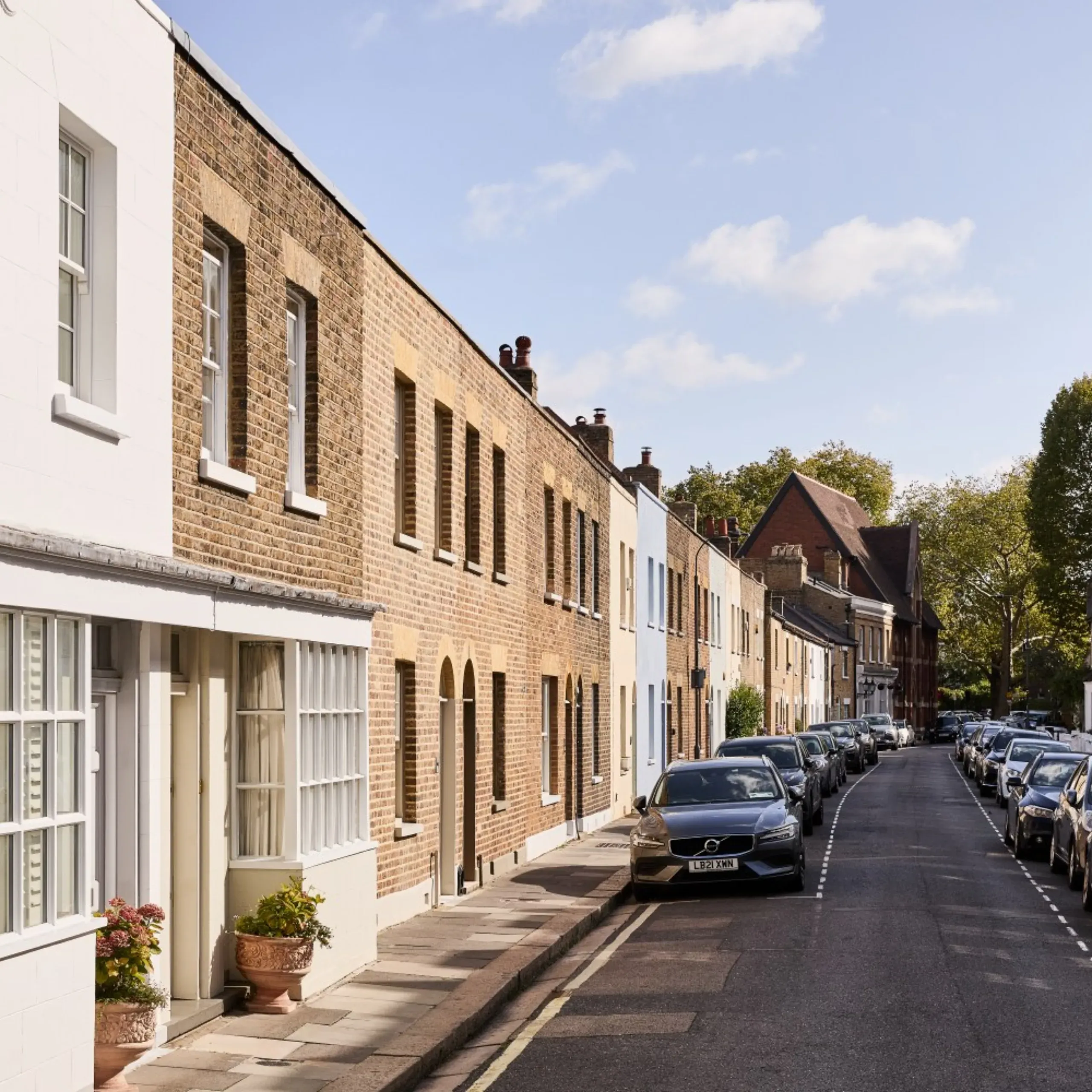 Row of houses in Fulham