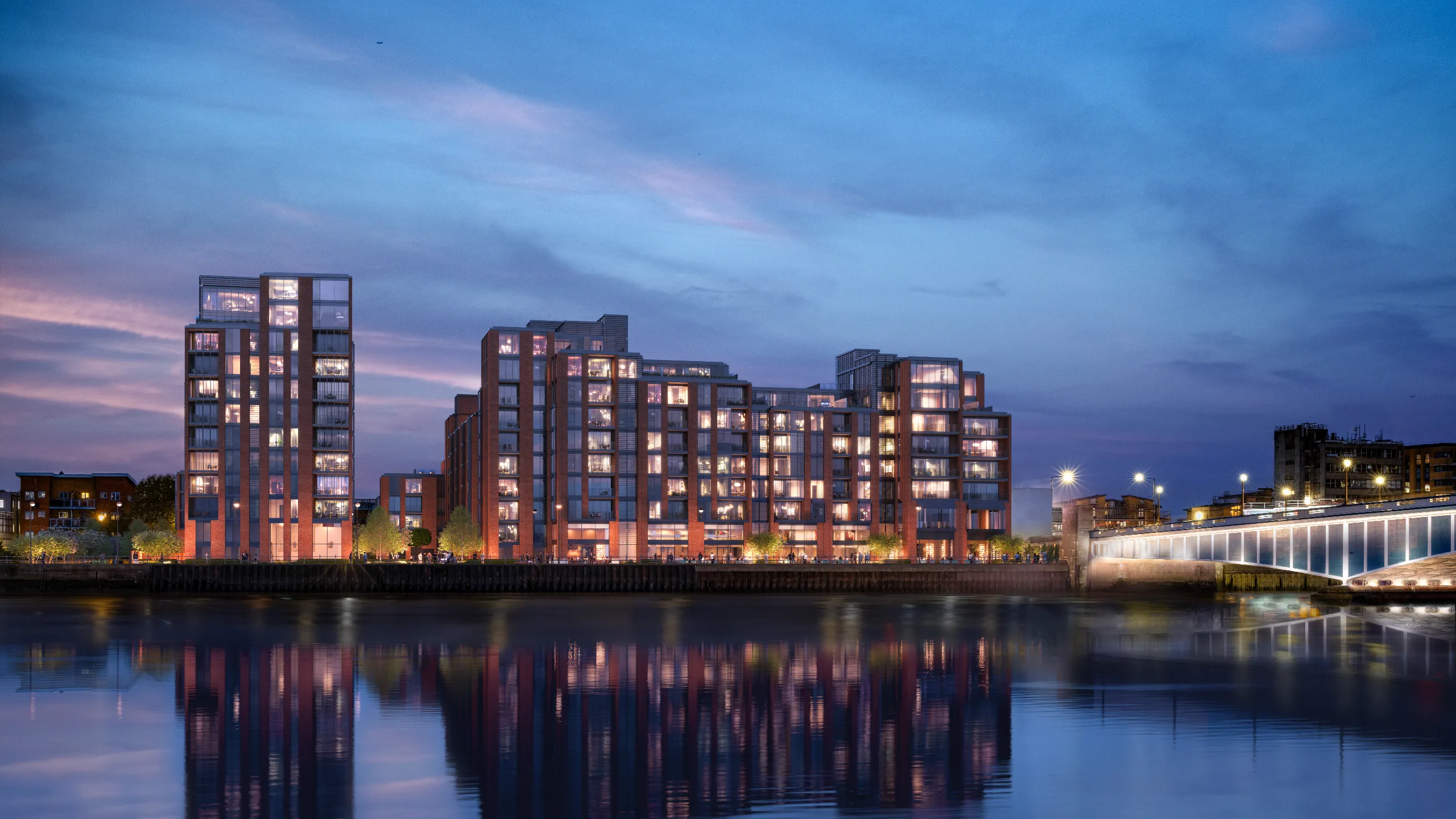 Hurlingham Waterfront, Carnwath Road, London, Fulham, SW6. PriceS from &pound;640,000