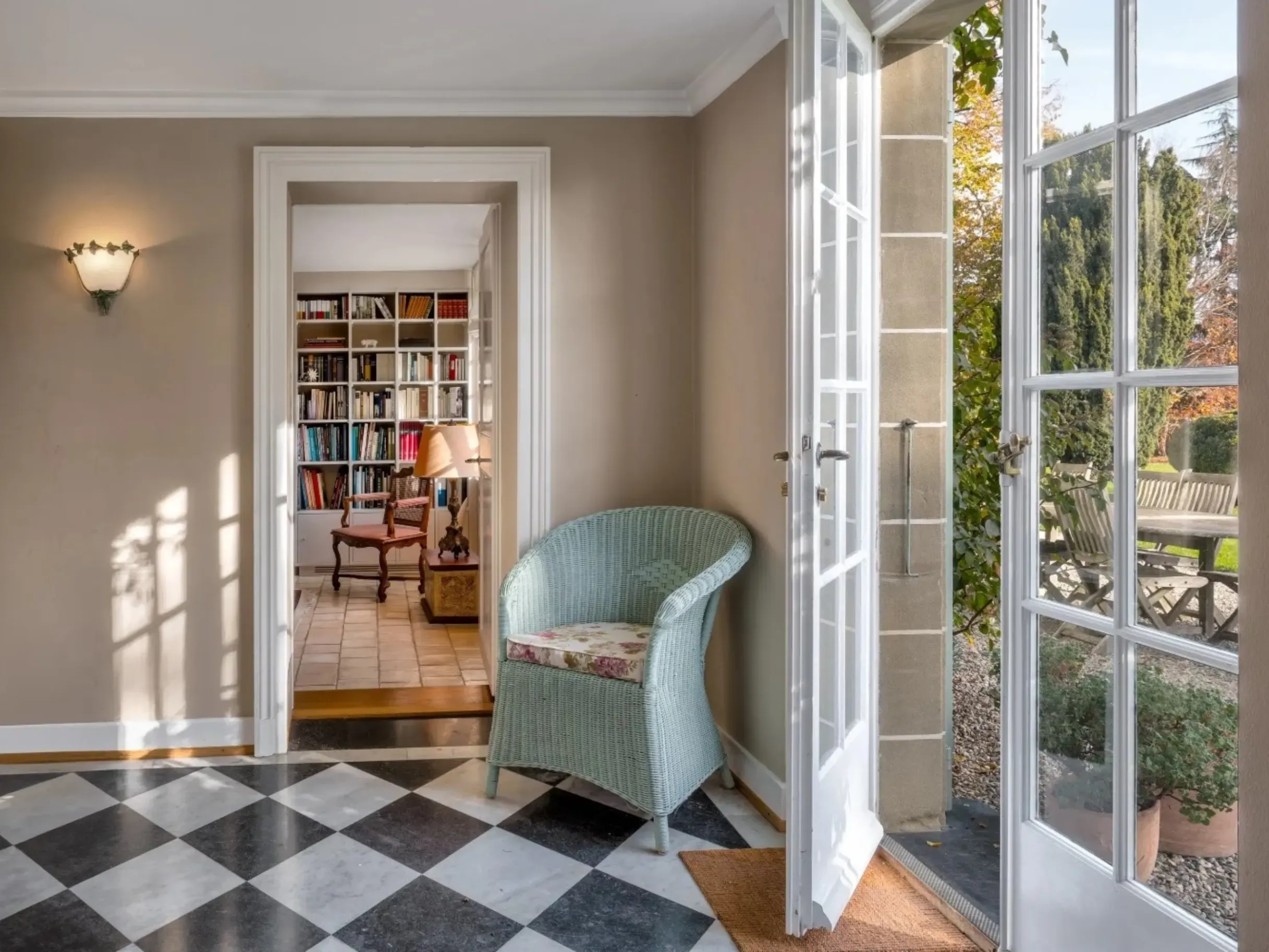 The view inside Audrey Hepburn's former home