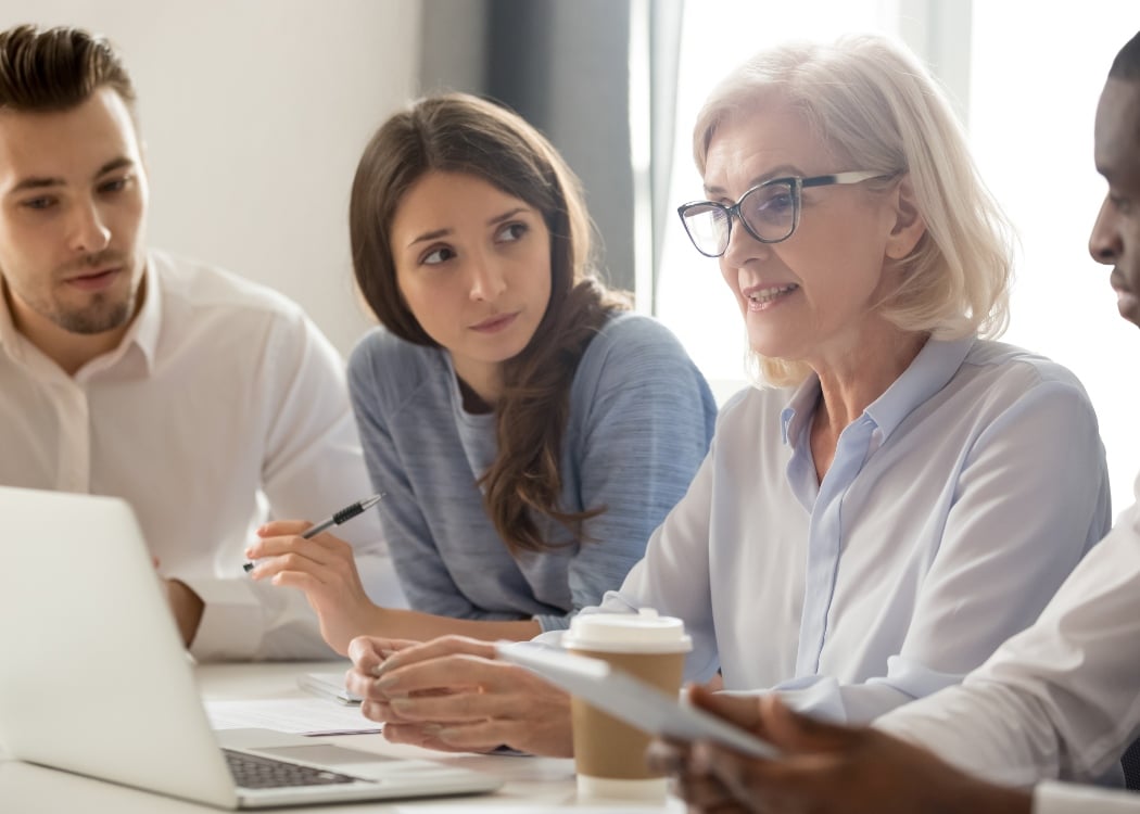multi-generational workforce in the office