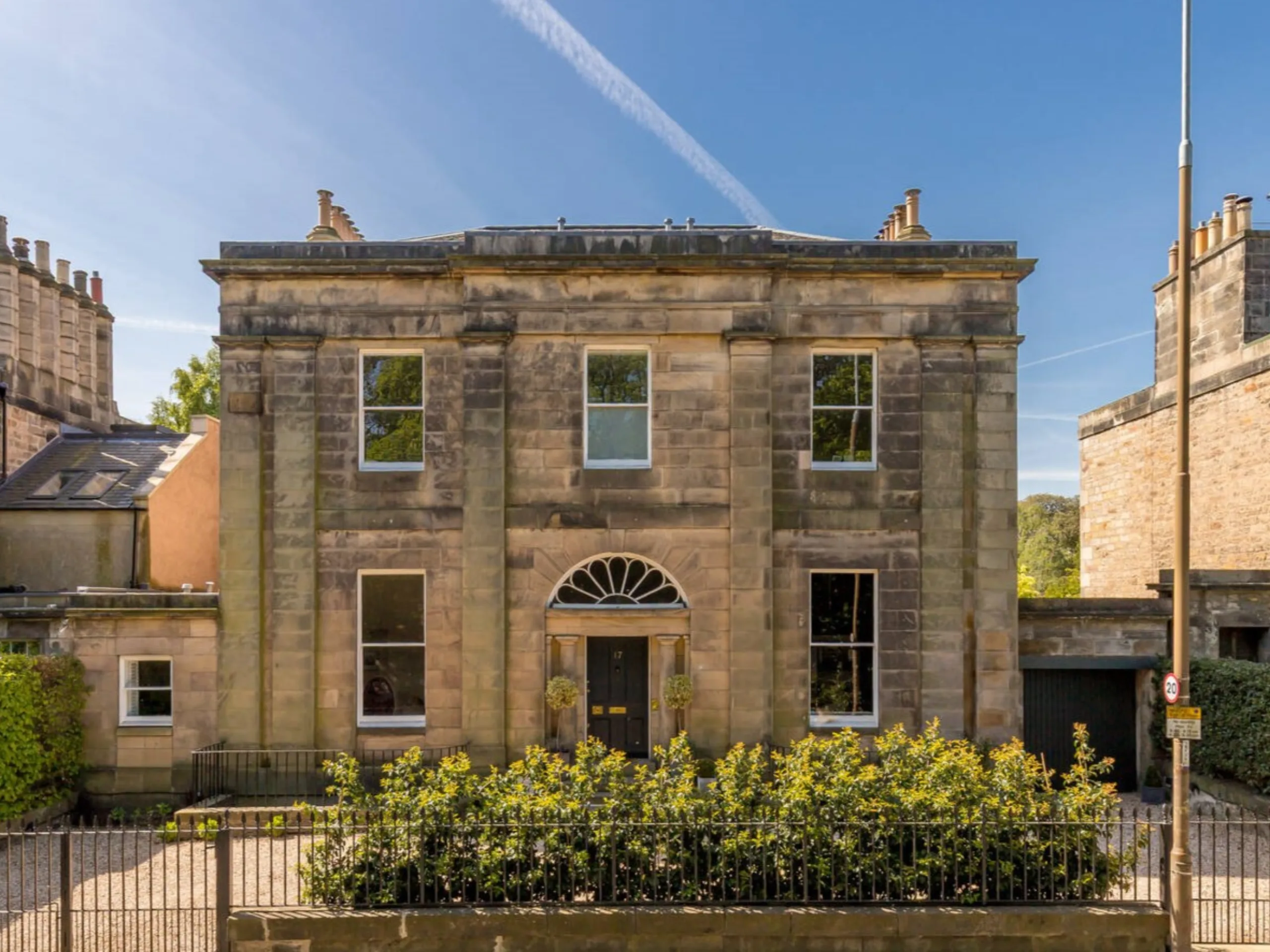 Brick two-story townhouse 