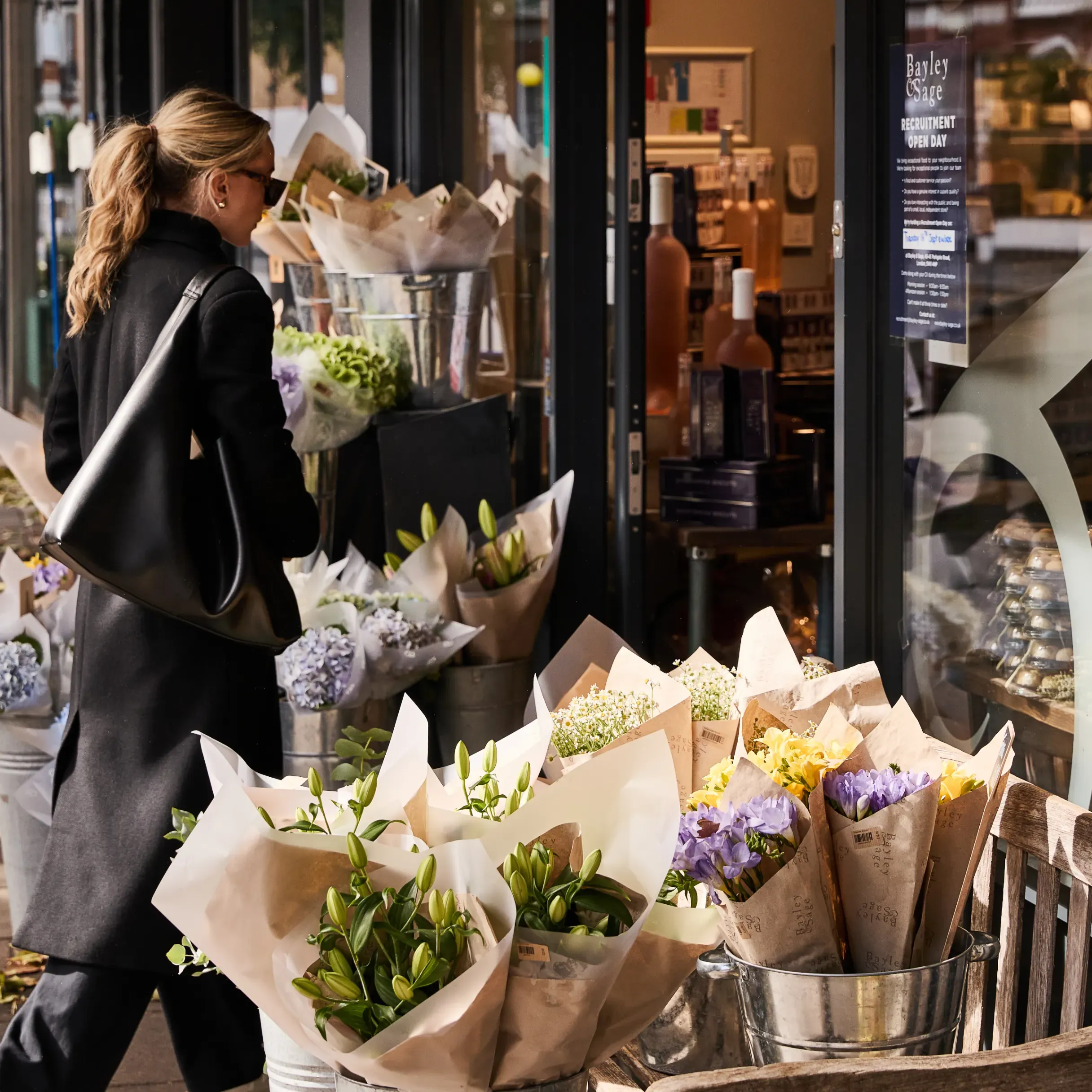 Flower shop in Fulham, London