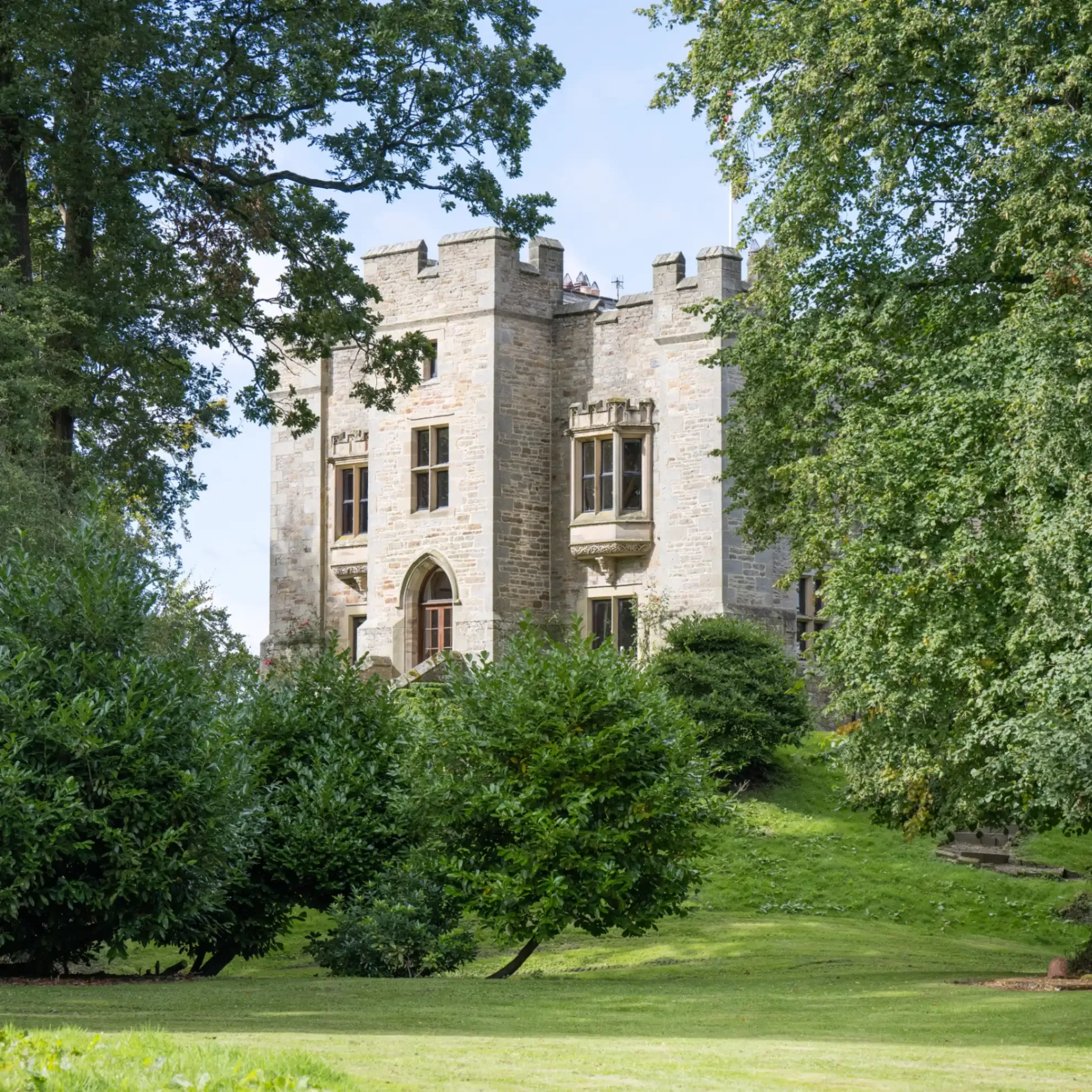 Exterior of Bellister Castle, Haltwhistle, Northumberland, UK