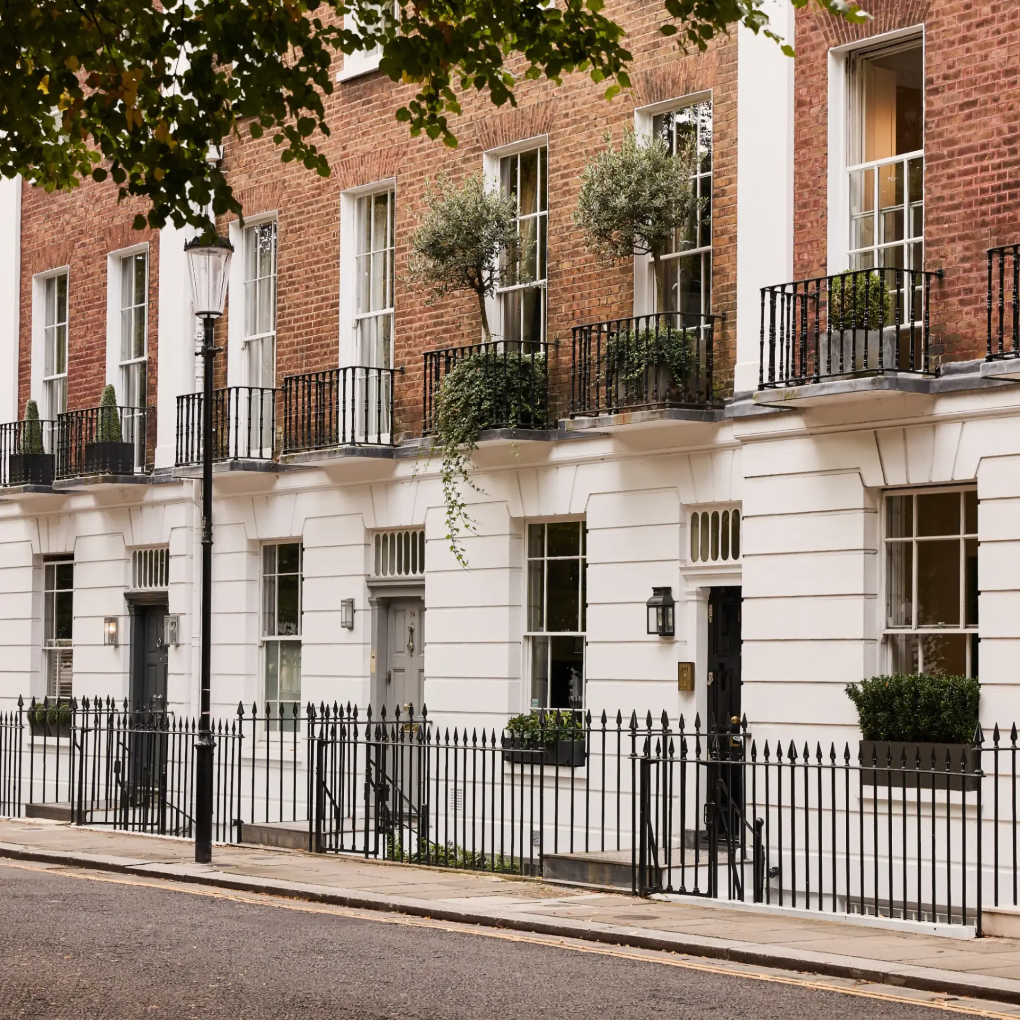 Rows of houses in Chelsea, London