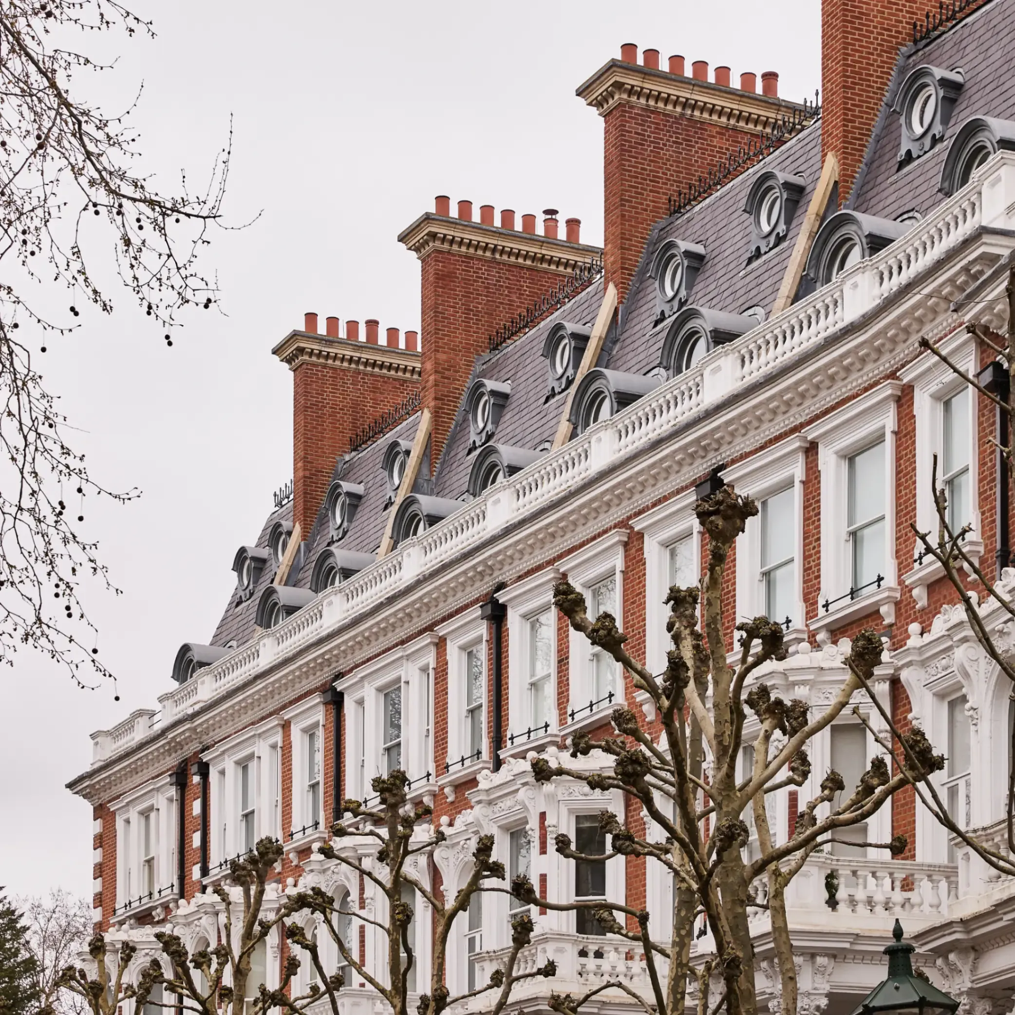Rooftops in Kensington, Chelsea