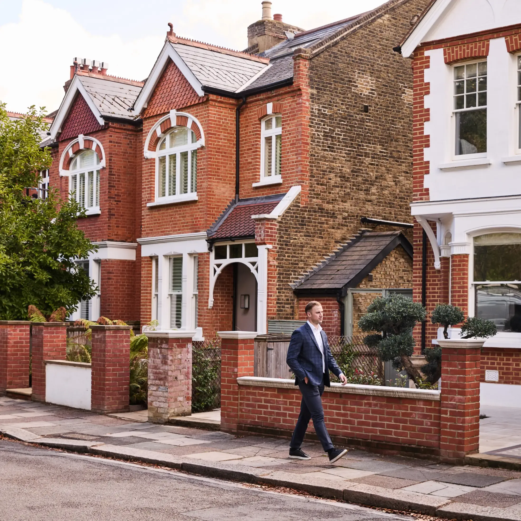Residential street in Putney, London