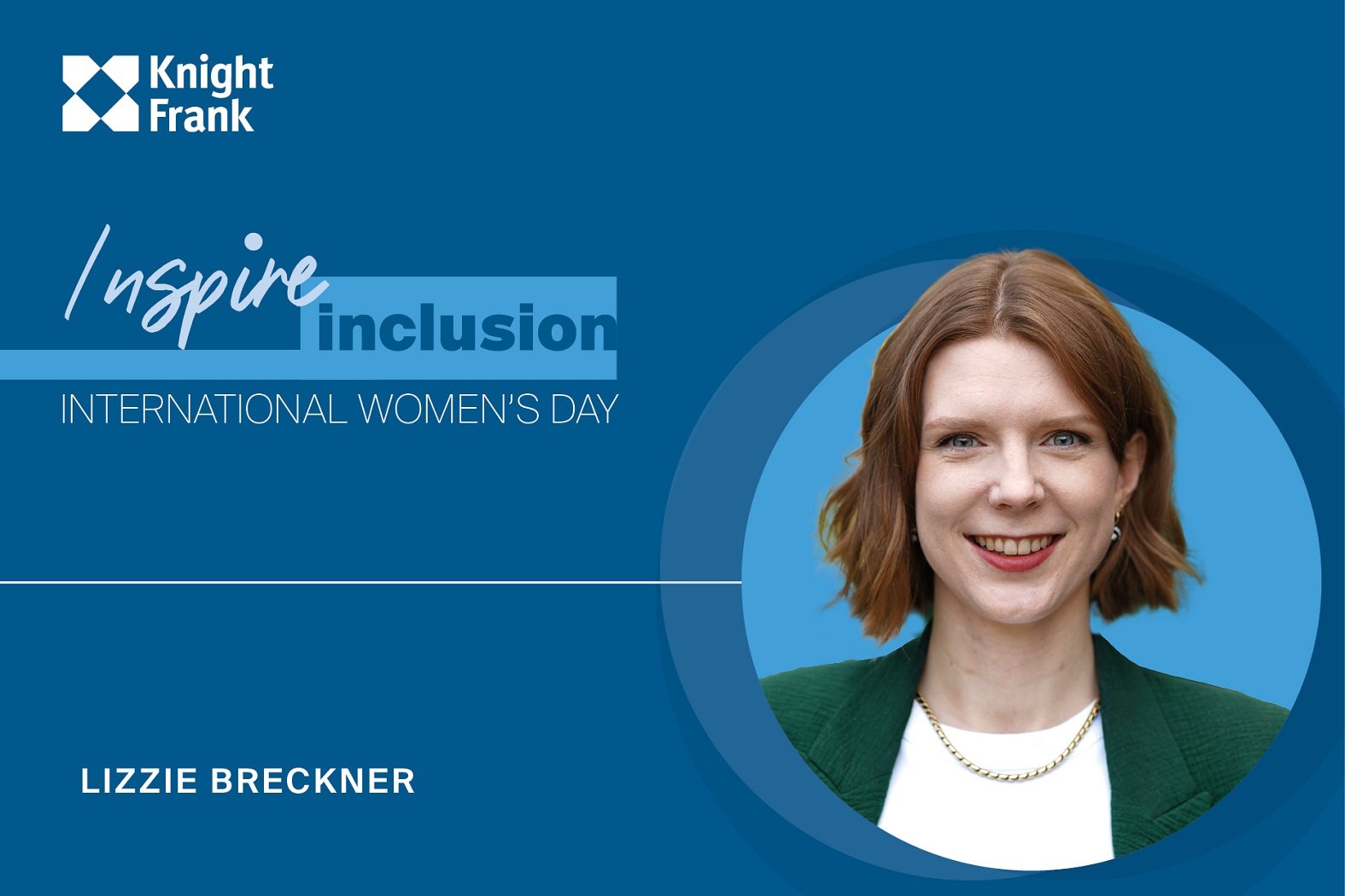 Image of Lizzie Breckner: “I've had great people around me, that’s key to seeing women progress.”