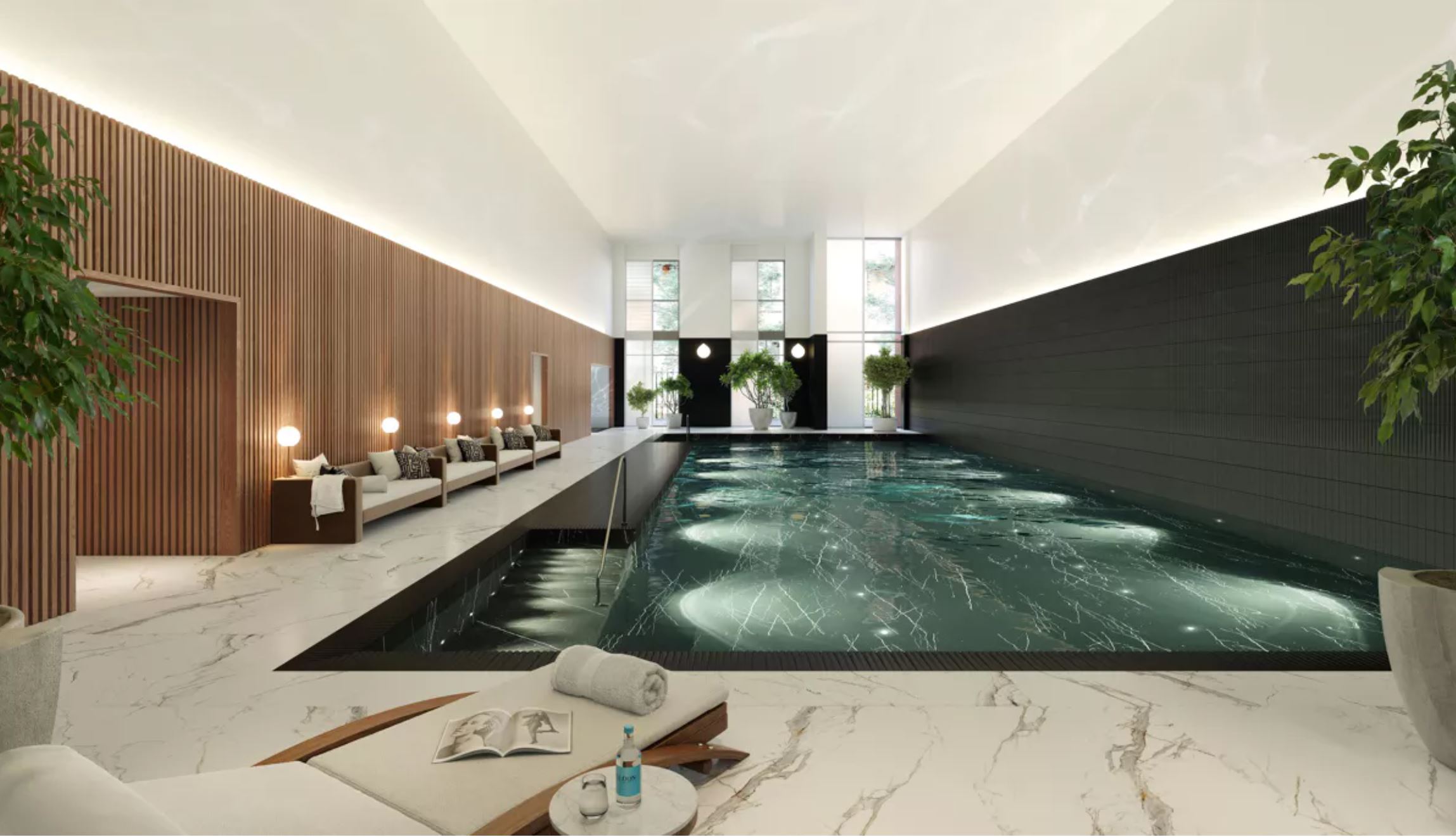 Hurlingham Waterfront development swimming pool