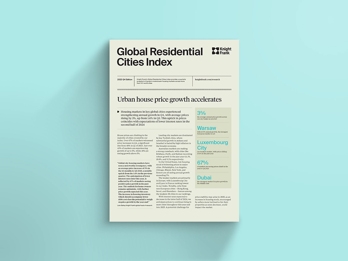 Image of Global Residential Cities Index