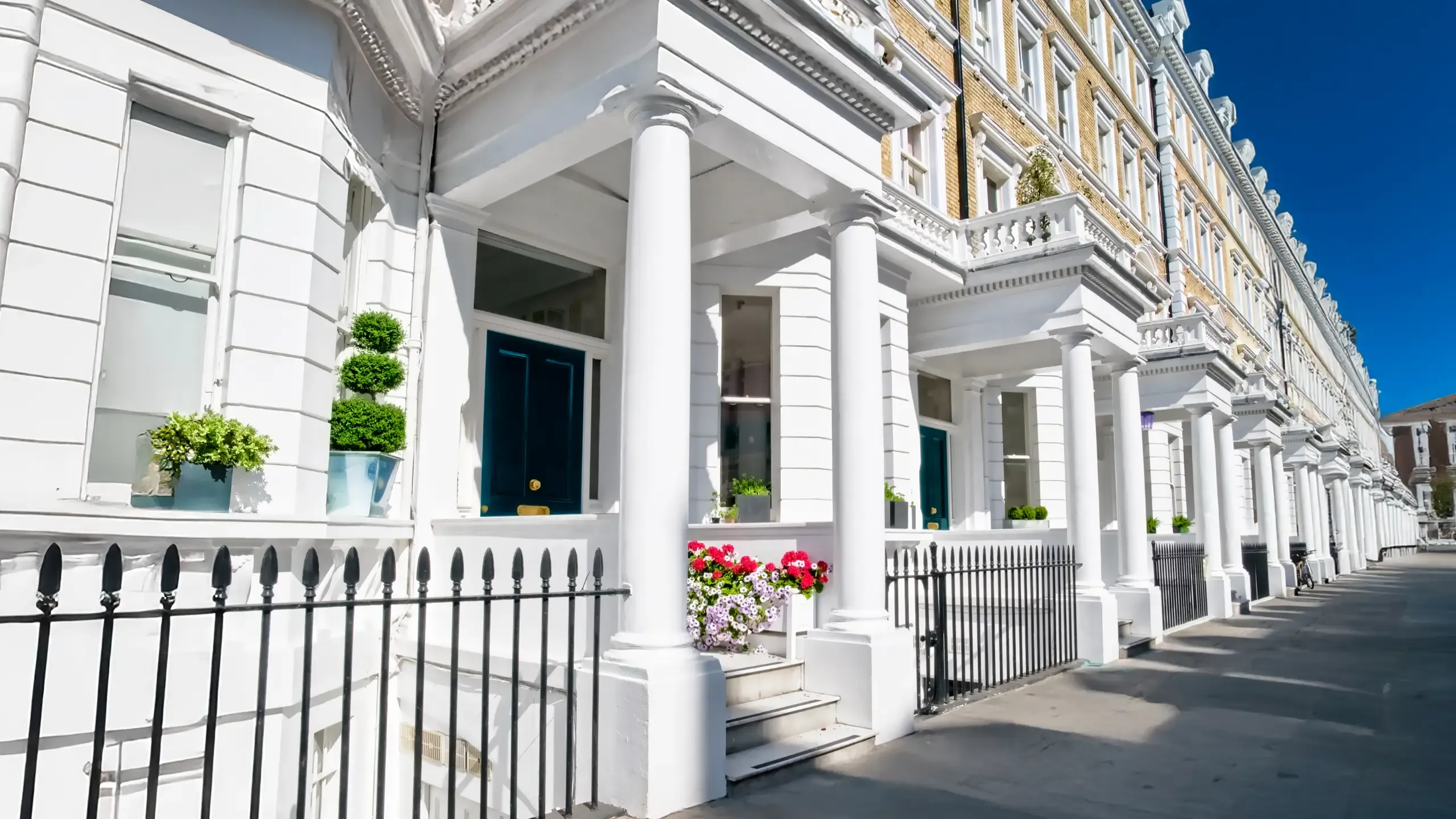 Luxury apartment building in London