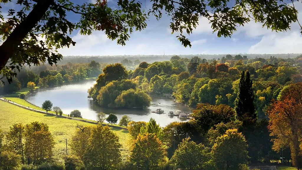 UK, View from Richmond Hill viewpoint