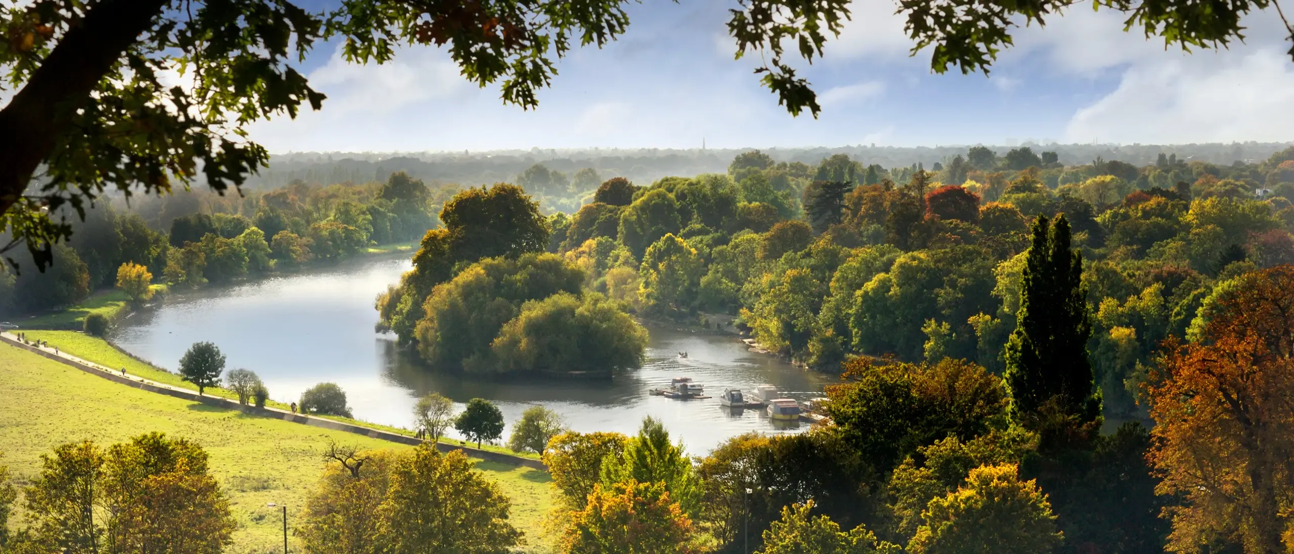 UK, View from Richmond Hill viewpoint