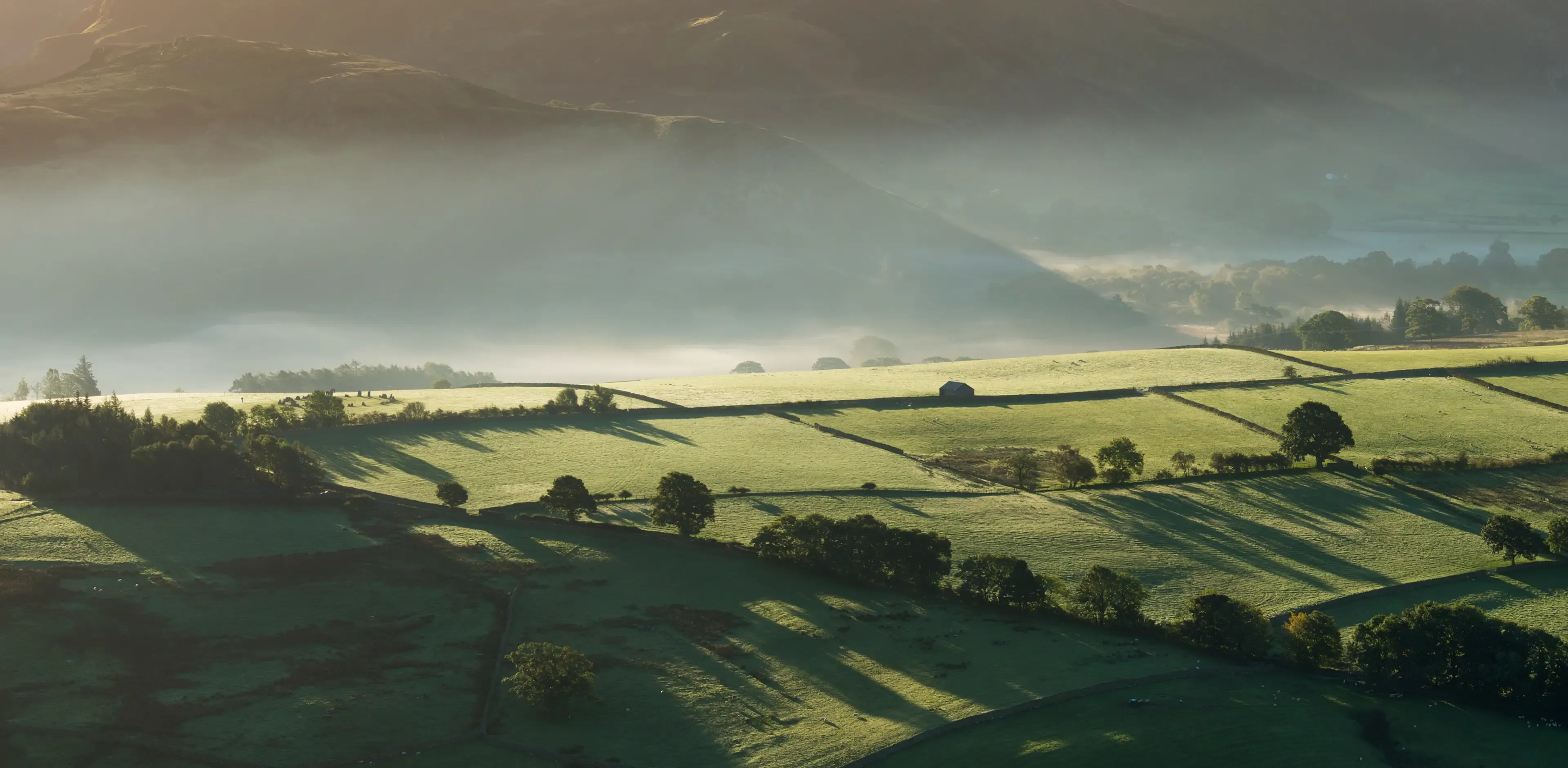 Castlerigg stone circle with surrounding mountains. Lake District National park. UK. Europe.