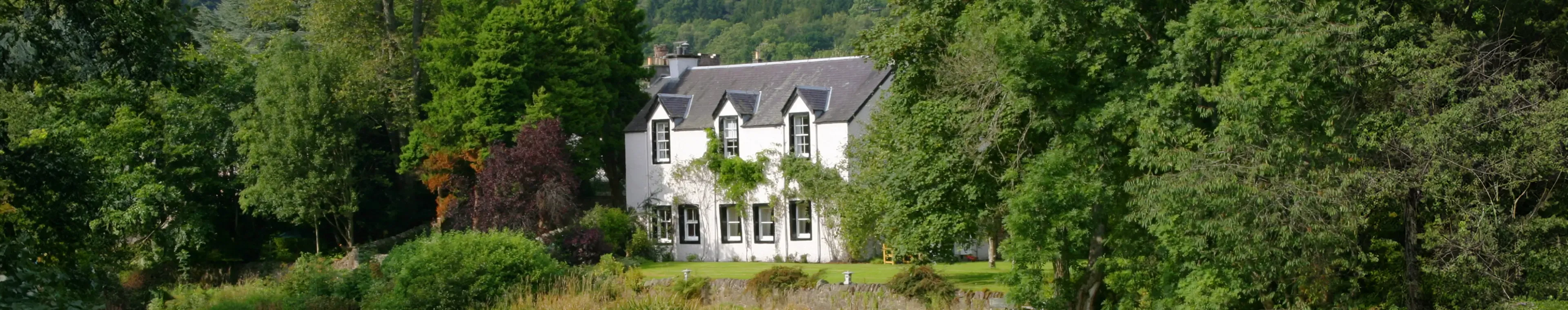 House by River Teith, Callander, The Trossachs, Scotland