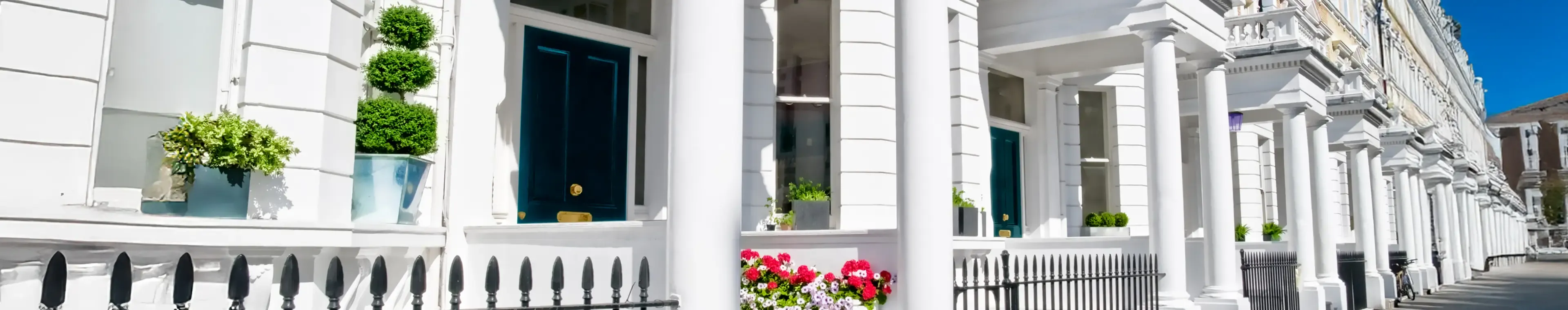 Luxury apartment building in London