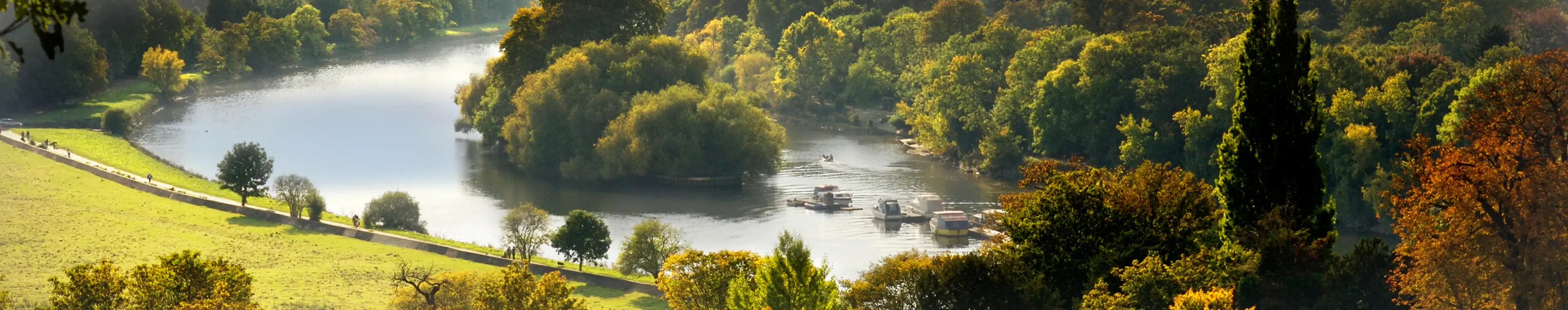 UK, View from Richmond Hill viewpoint