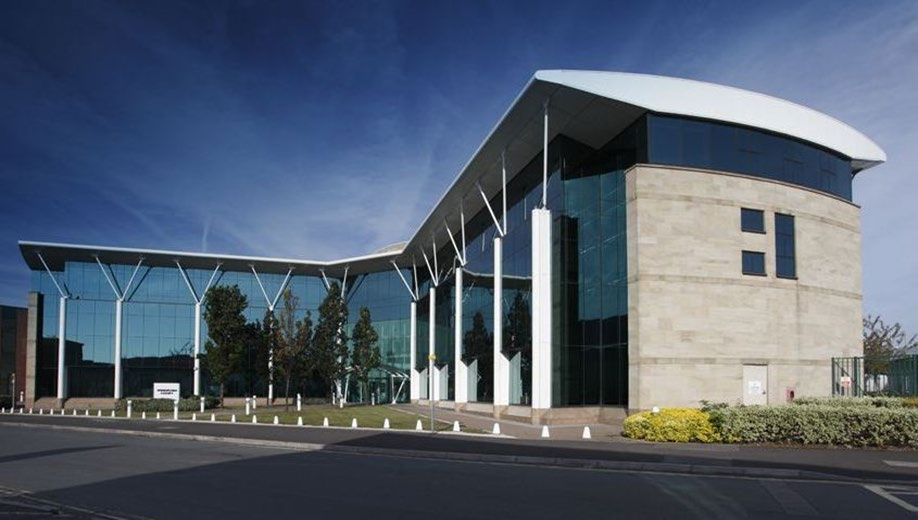 The buildings of Windrush Court, Oxford. 