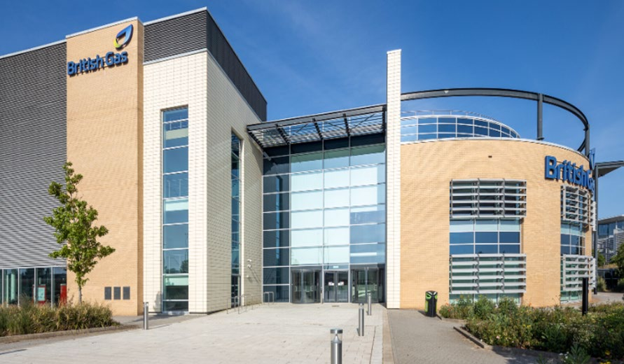 A business park building in the UK. 