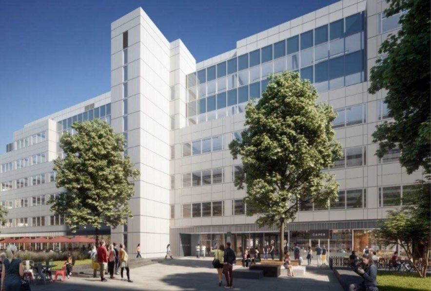 Buildings at White City Place, London. 