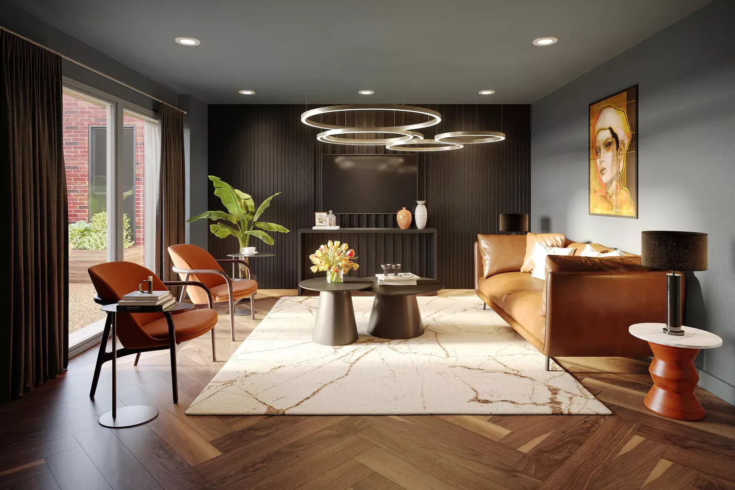 The interior of Chapmans Yard in Birmingham. 