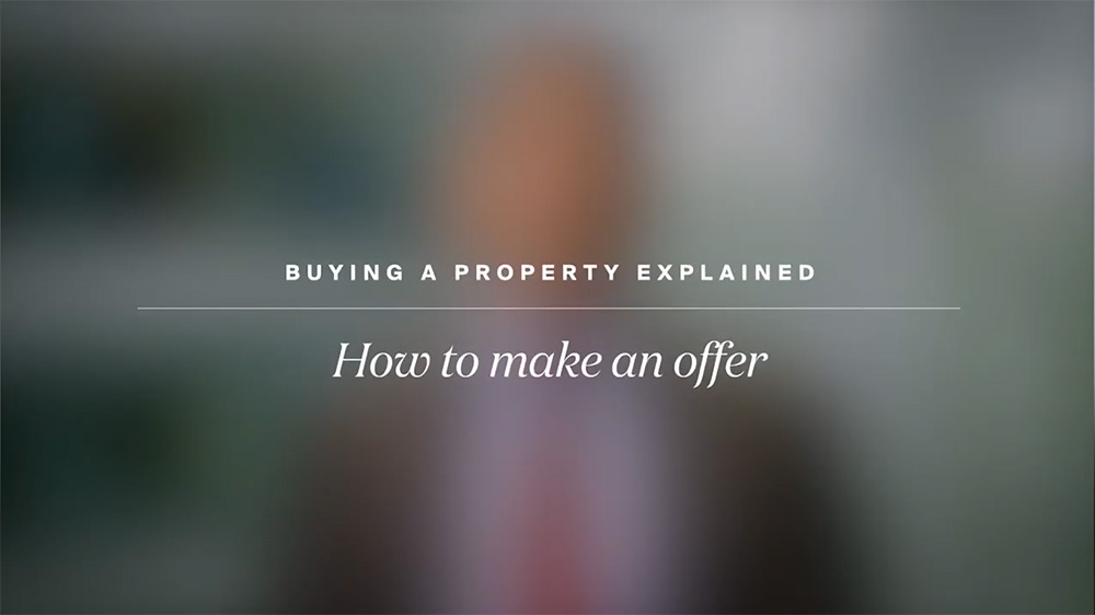 How to make an offer.