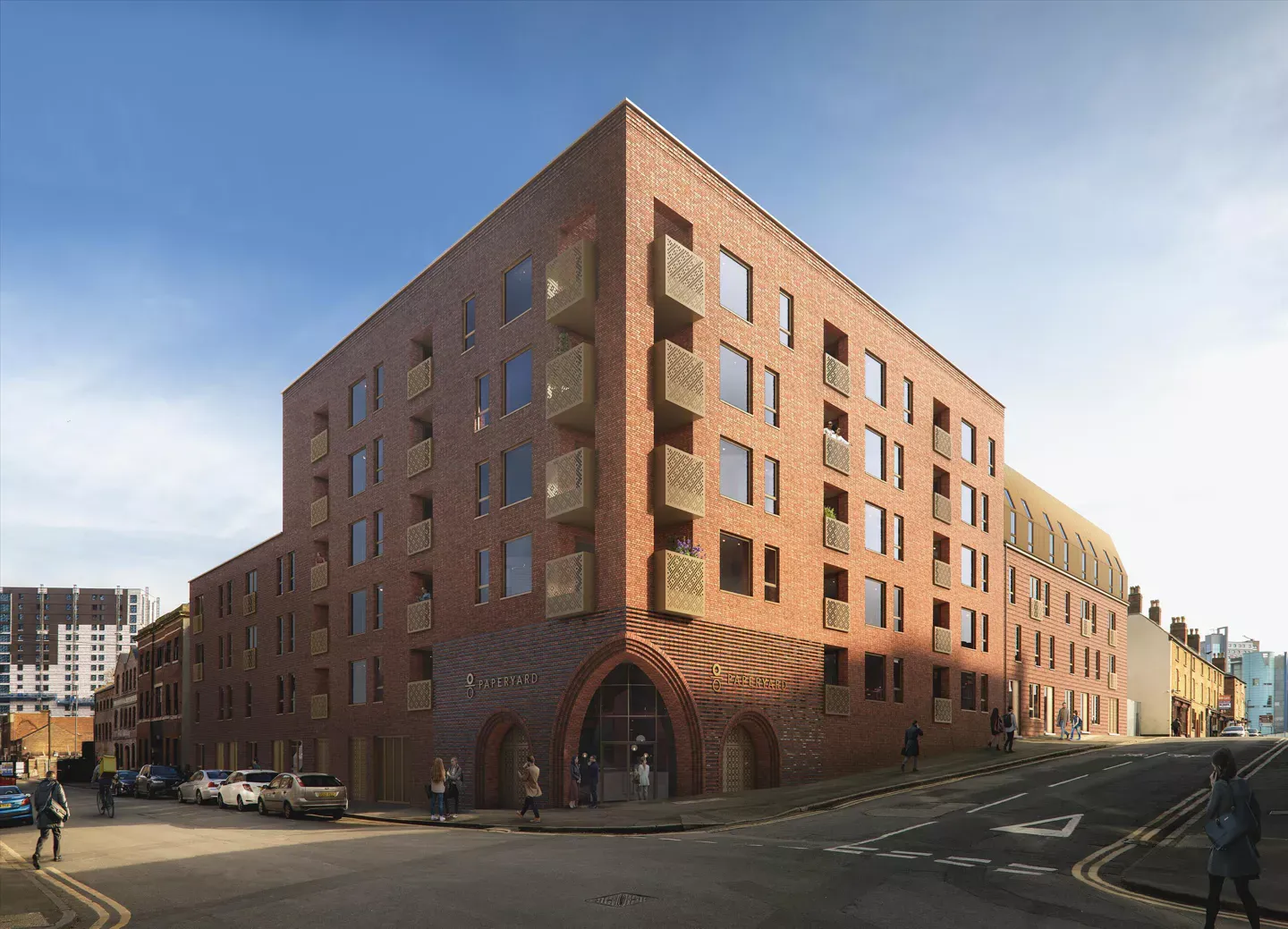 The Paper Yard residential development in Birmingham, UK. 