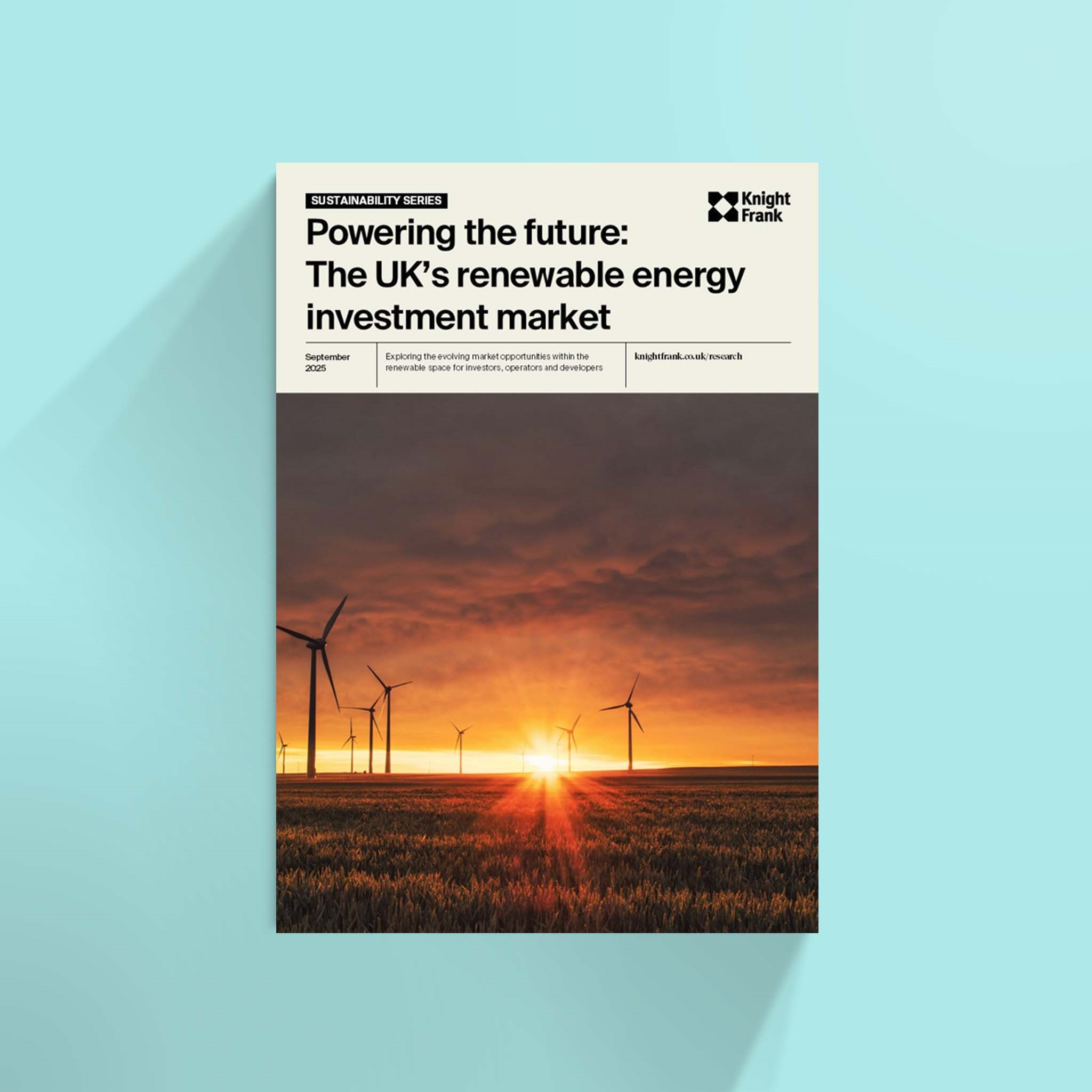 Clean Energy report cover. 