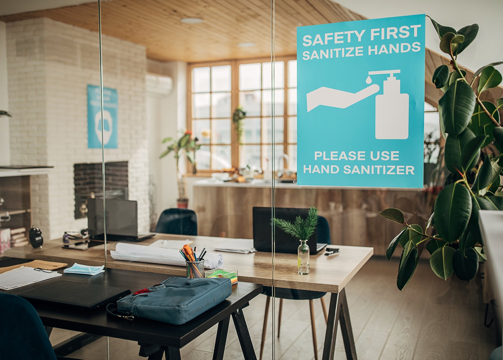 Covid secure workplace signage