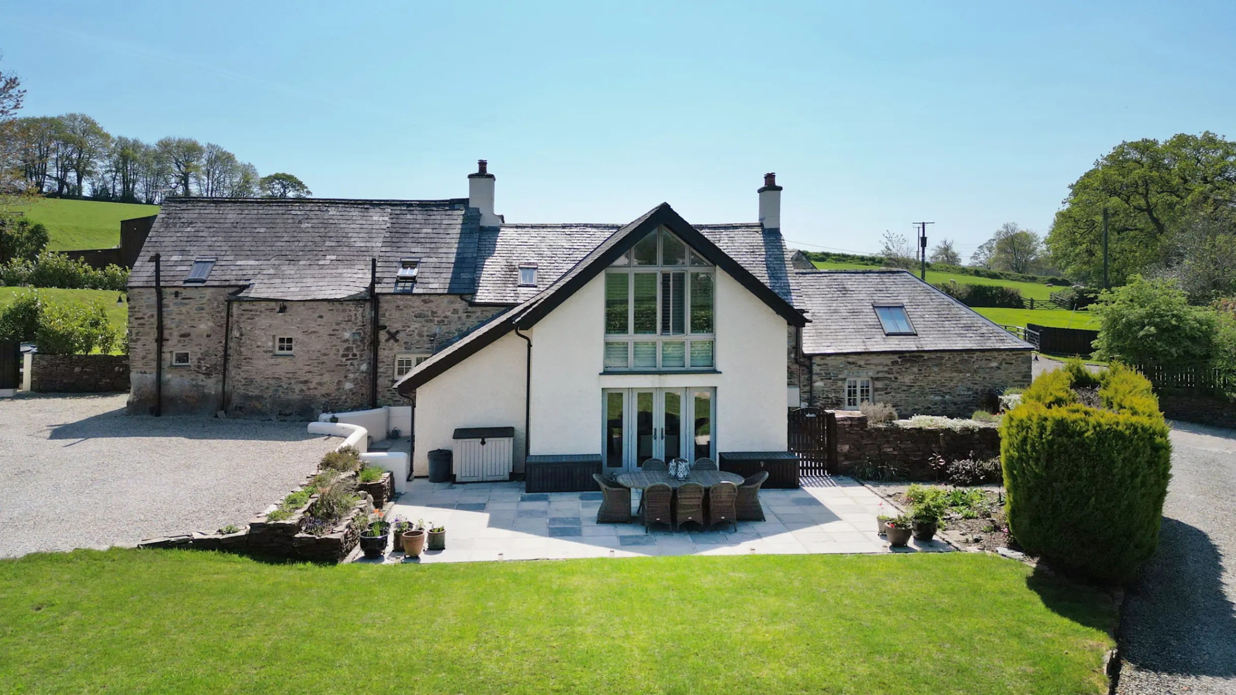 4-7 bedroom house for sale in Lower Hill Farm, Lamerton, Tavistock, Devon, PL19.
