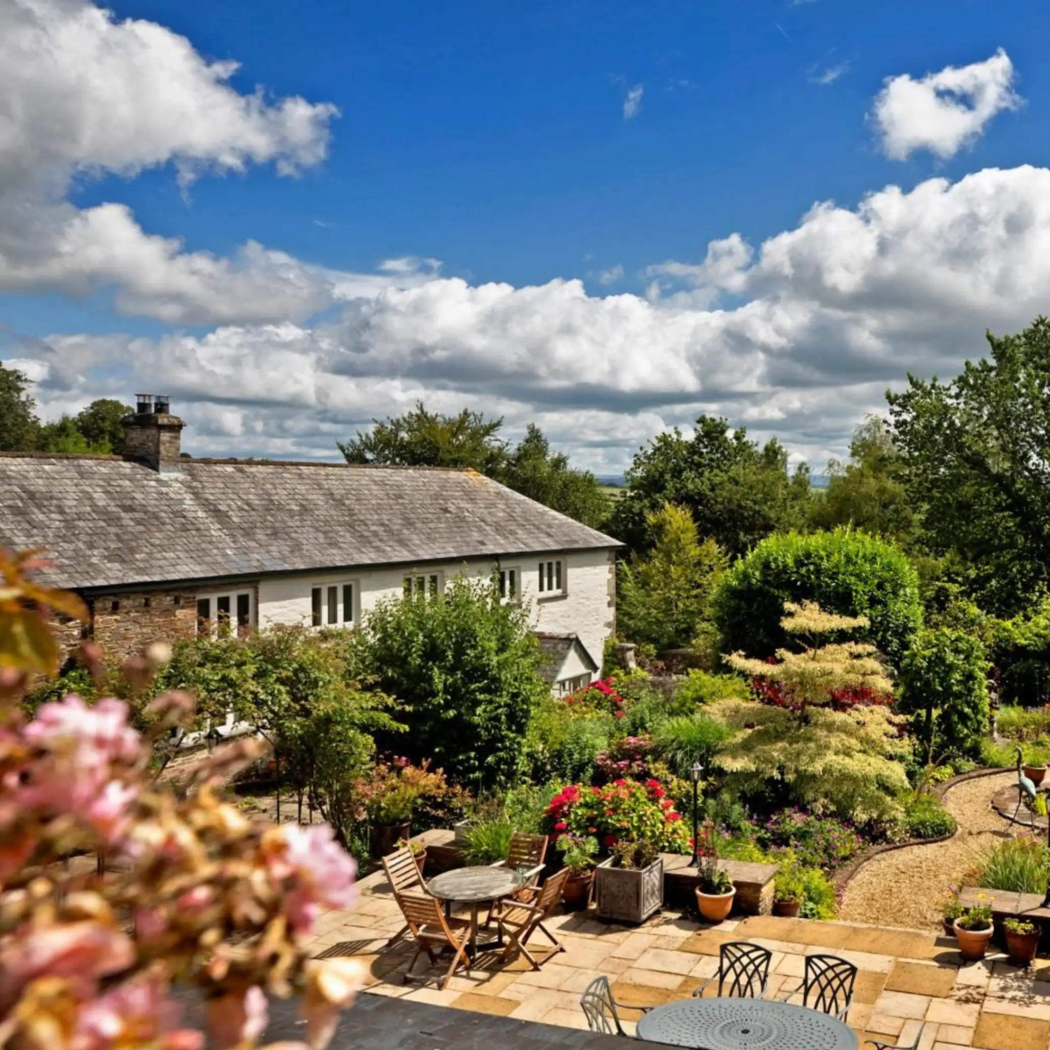 Image of Five homes with beautiful English country gardens