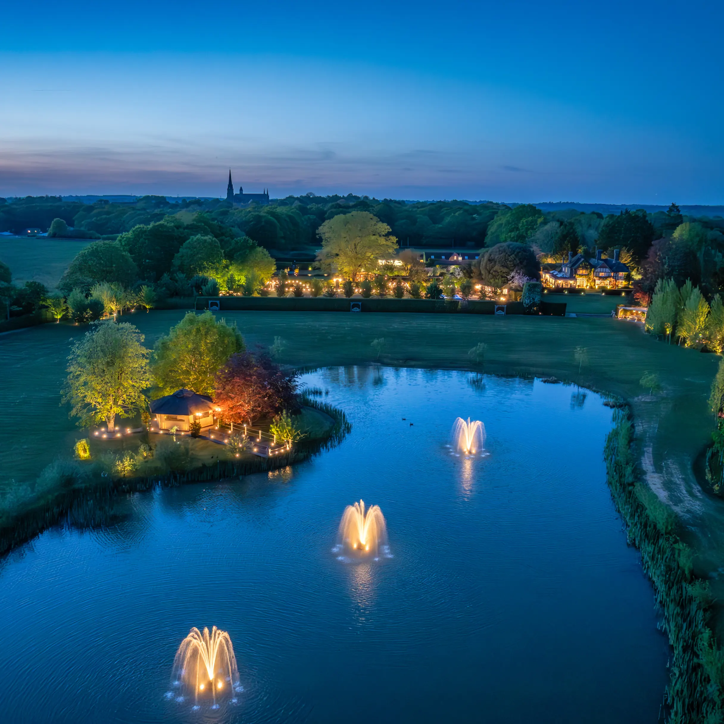 Homes near the UK's top members' clubs in the countryside