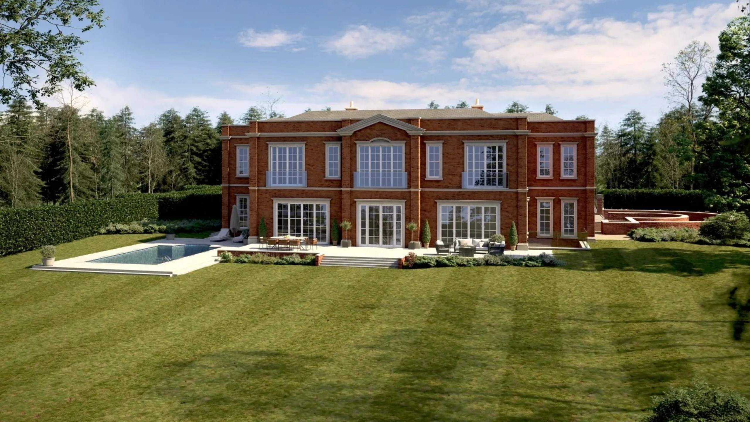 CGIs of Eastwood House, St George's Hill, Surey