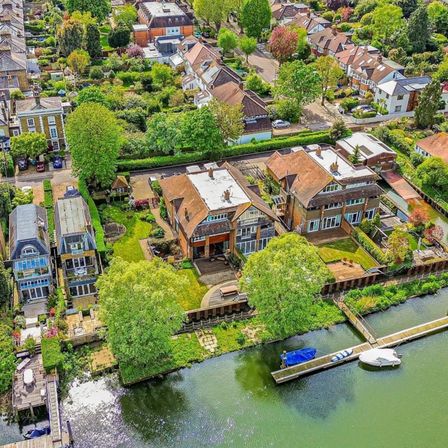 The best waterside homes with private moorings