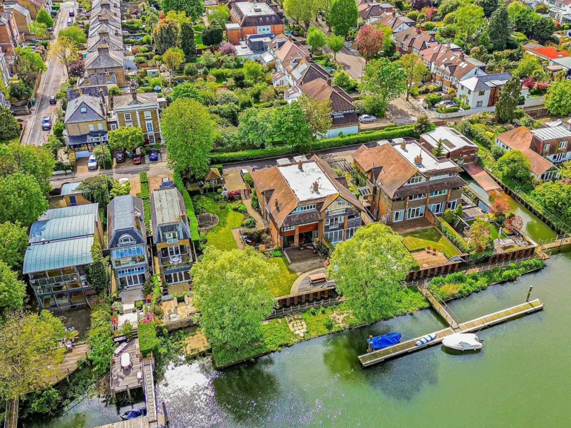 Image of The best waterside homes with private moorings