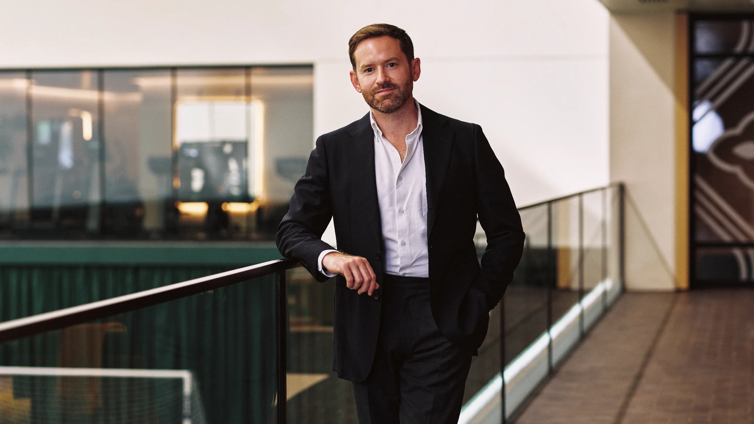 Alexander McLean of Knight Frank's Sports Desk &copy; Tom Griffiths