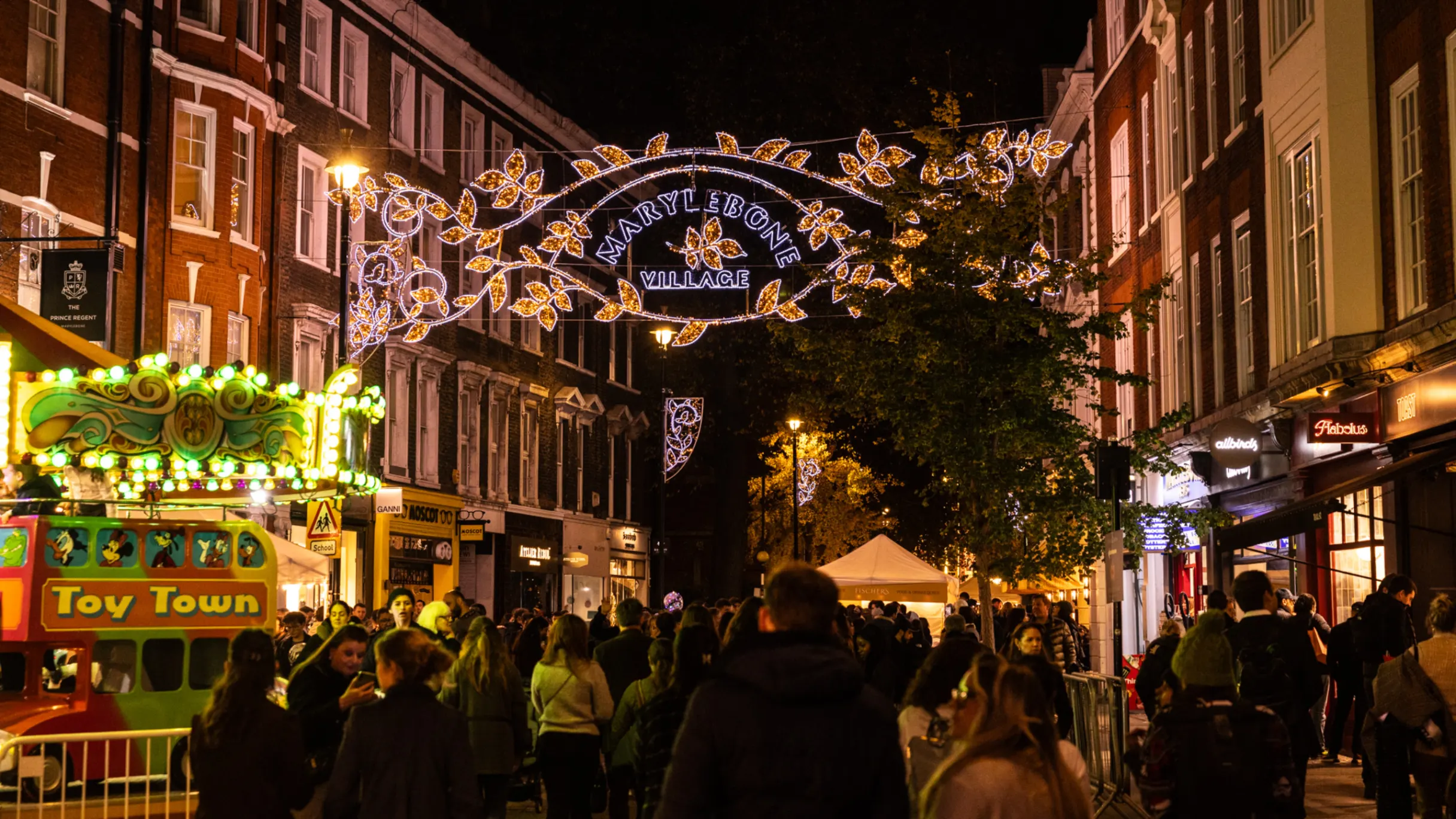 Marylebone Village at Christmas