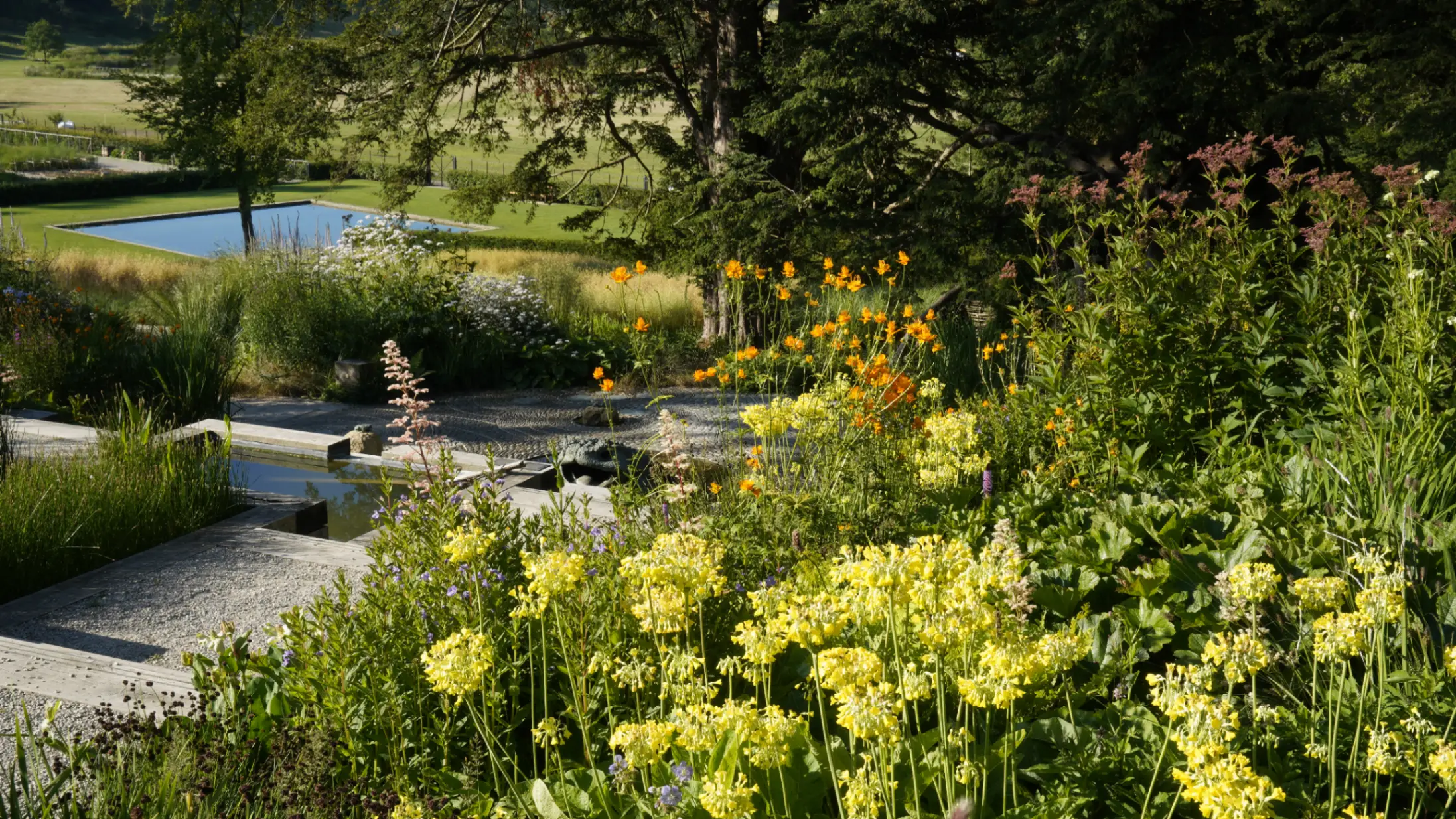 The Newt in Somerset gardens in bloom