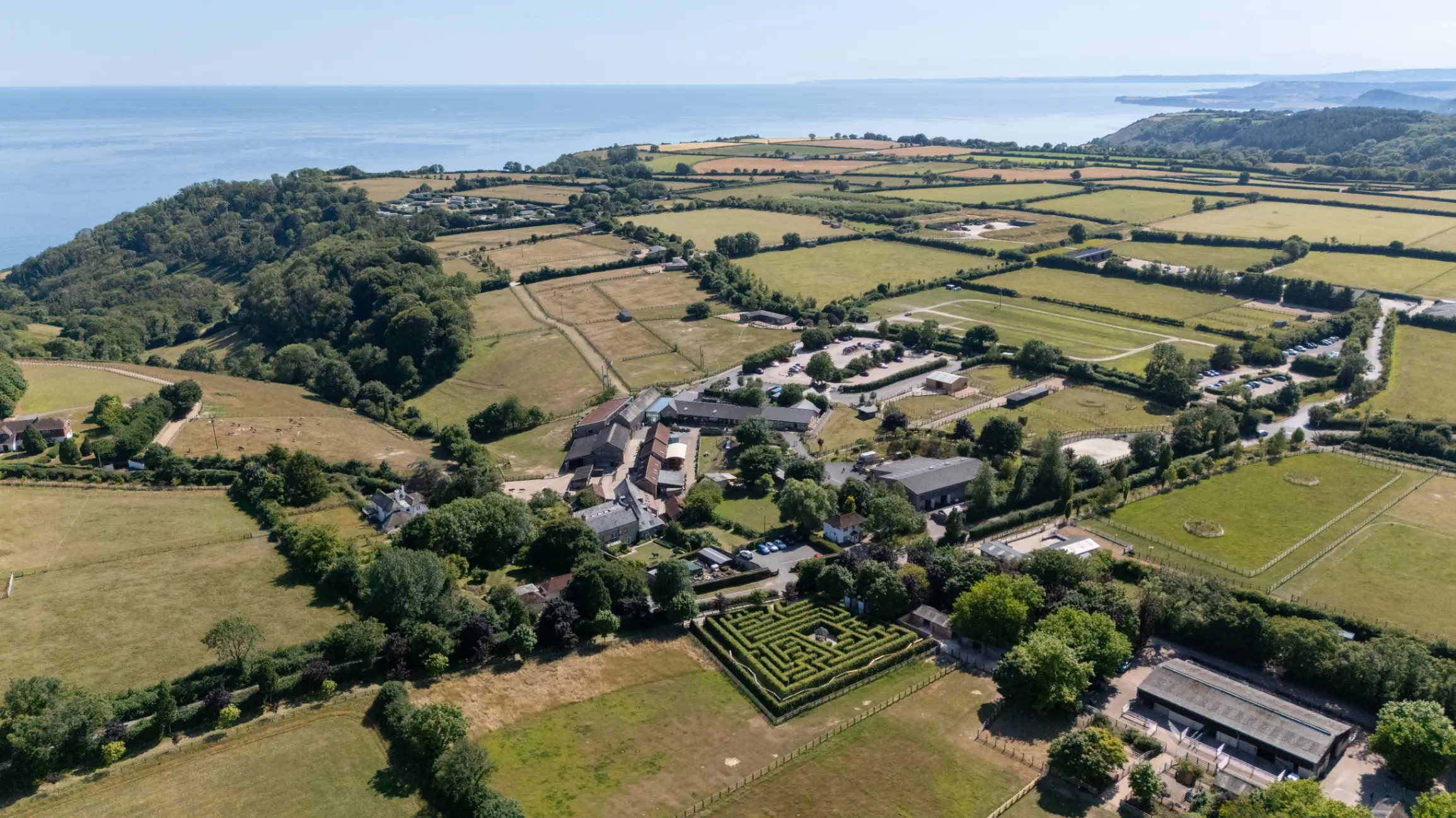 The Donkey Sanctuary's headquarters in Sidmouth, Devon