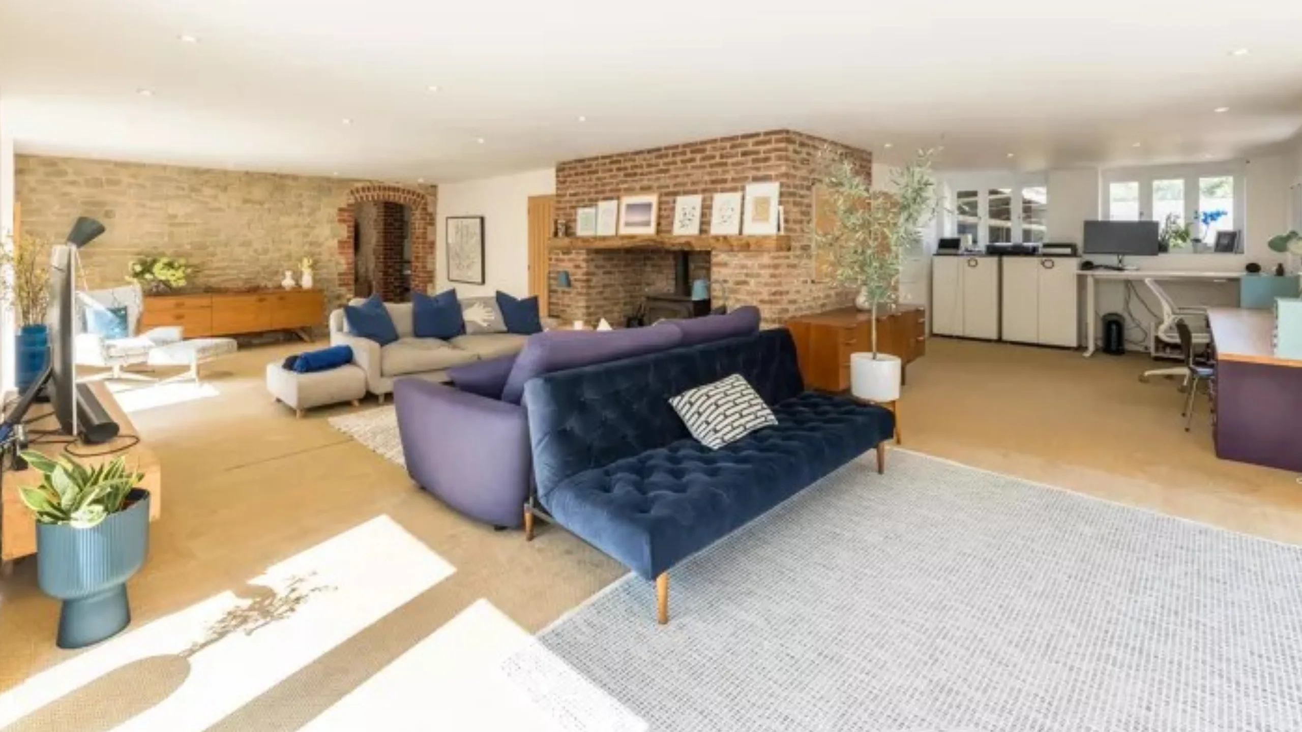 Oast home Kent interior